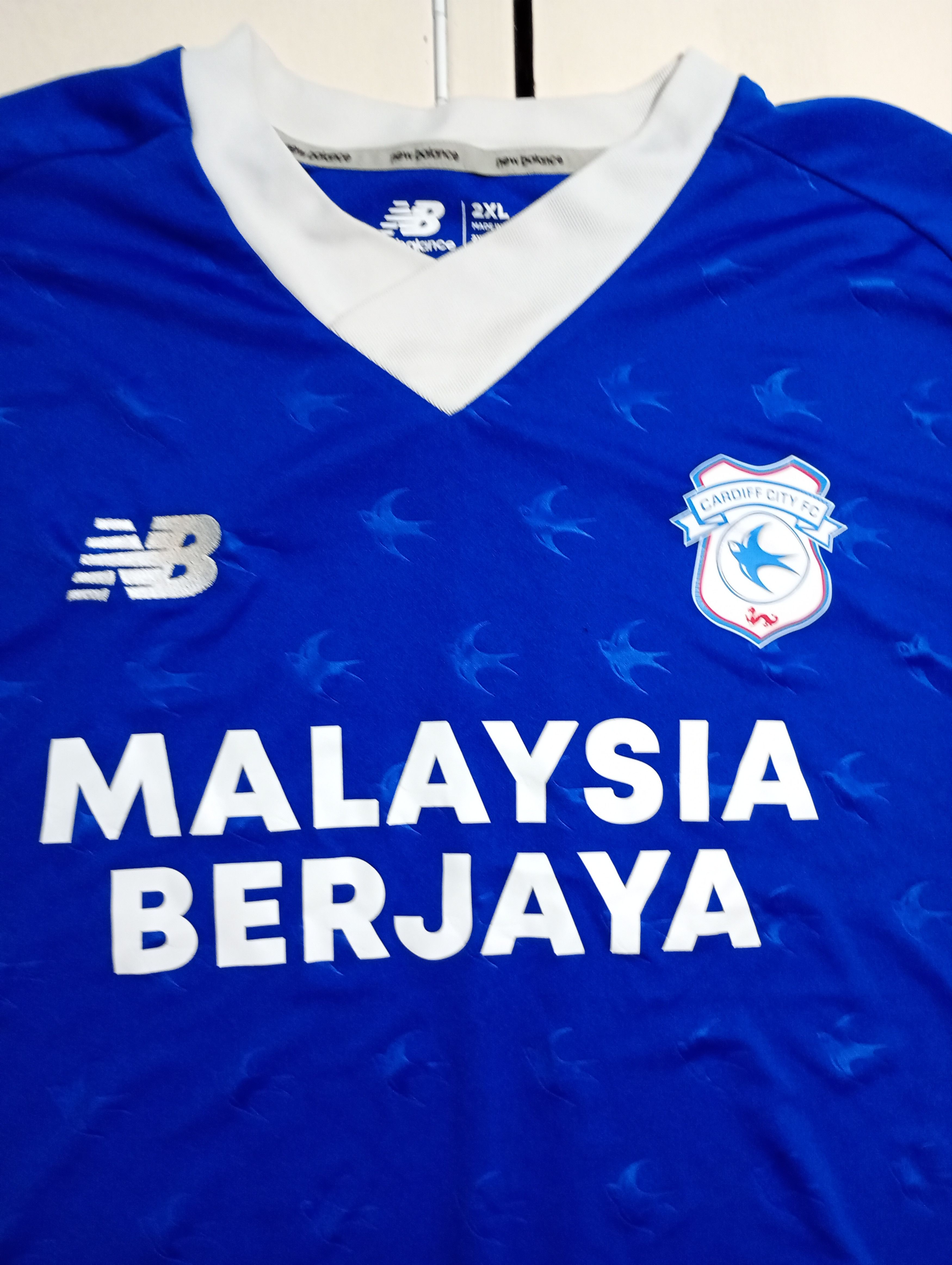 New Balance Cardiff City New Balance Home Jersey 2022-2023 Size US XXL / EU 58 / 5 - 8 Thumbnail