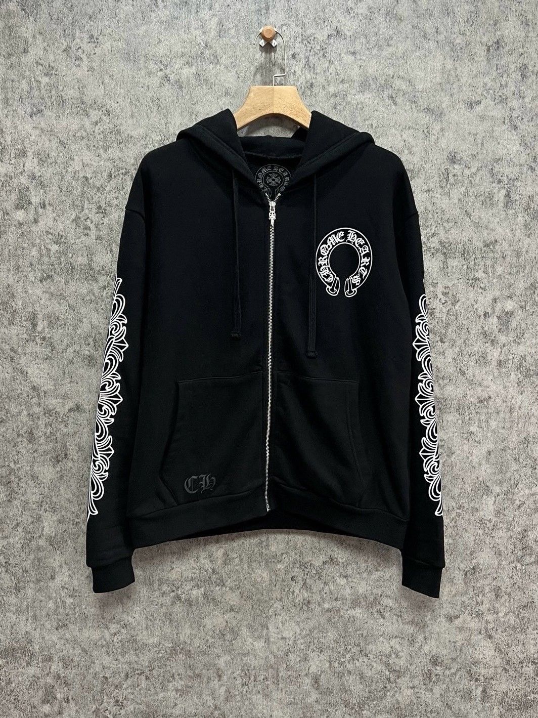 Chrome Hearts Chrome Hearts Horseshoe Tokyo Zip-Up Hoodie Size S