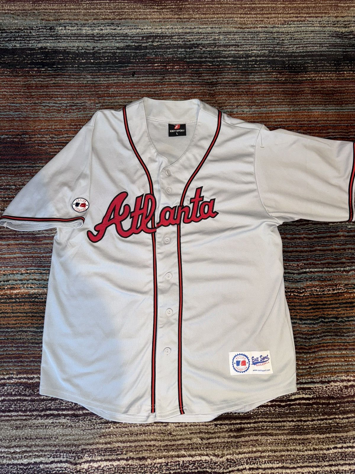 Vintage Atlanta Exit Sport Vintage Jersey Size Large Size US L / EU 52-54 / 3 - 1 Thumbnail