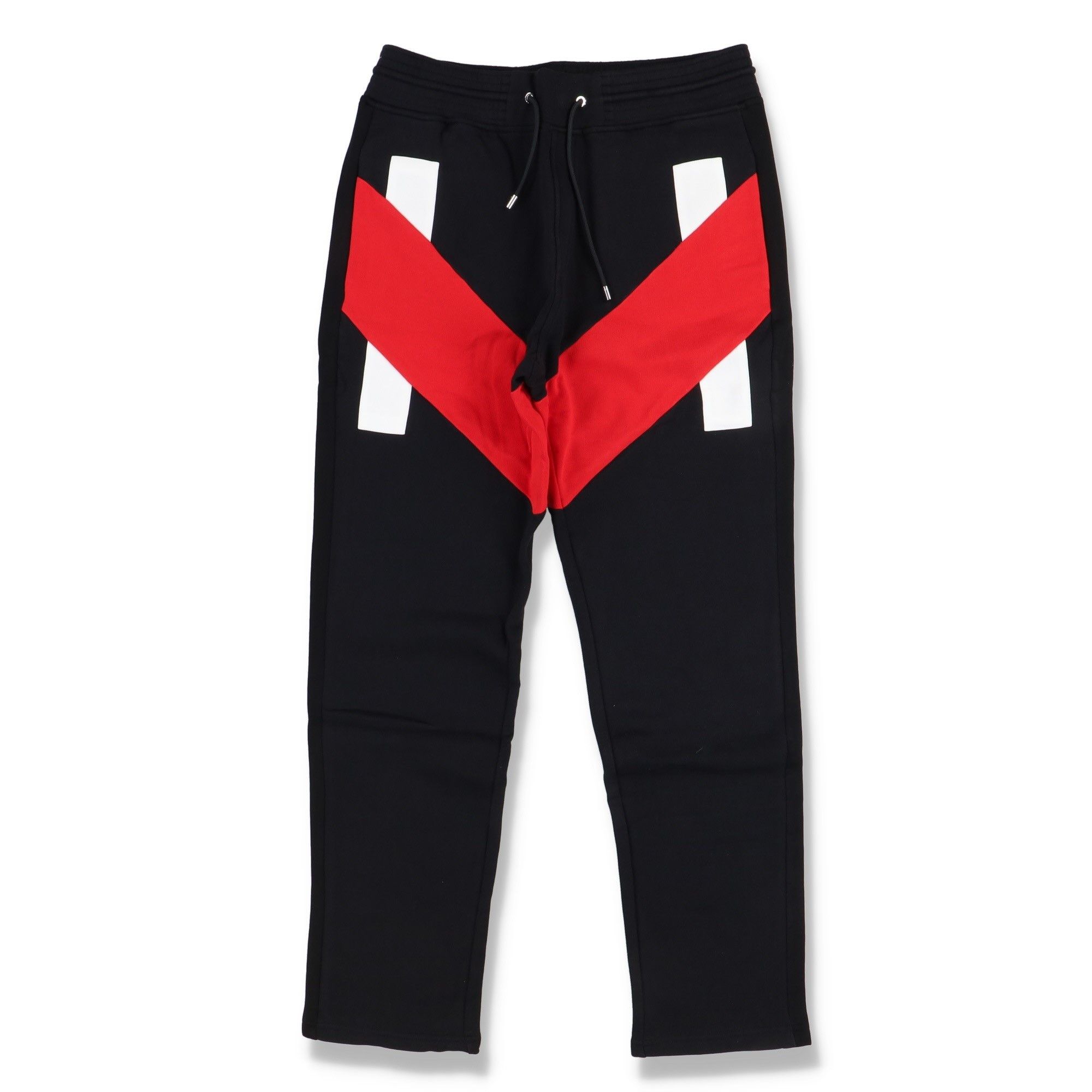 image of Givenchy Black And Red Banded Sweatpants, Men's (Size 34)