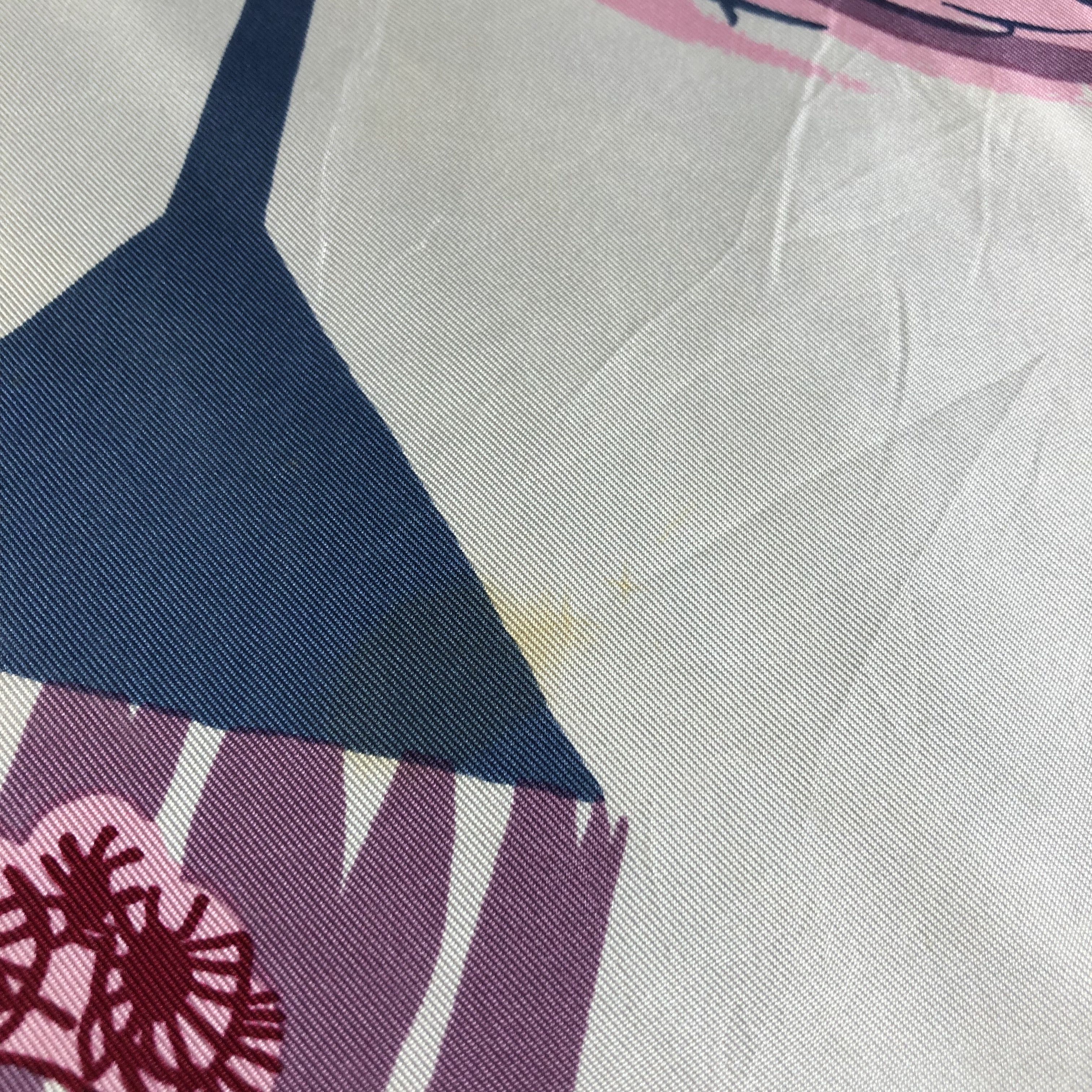 Vintage Luxury Art Silk Scarf M470 Size ONE SIZE - 8 Thumbnail