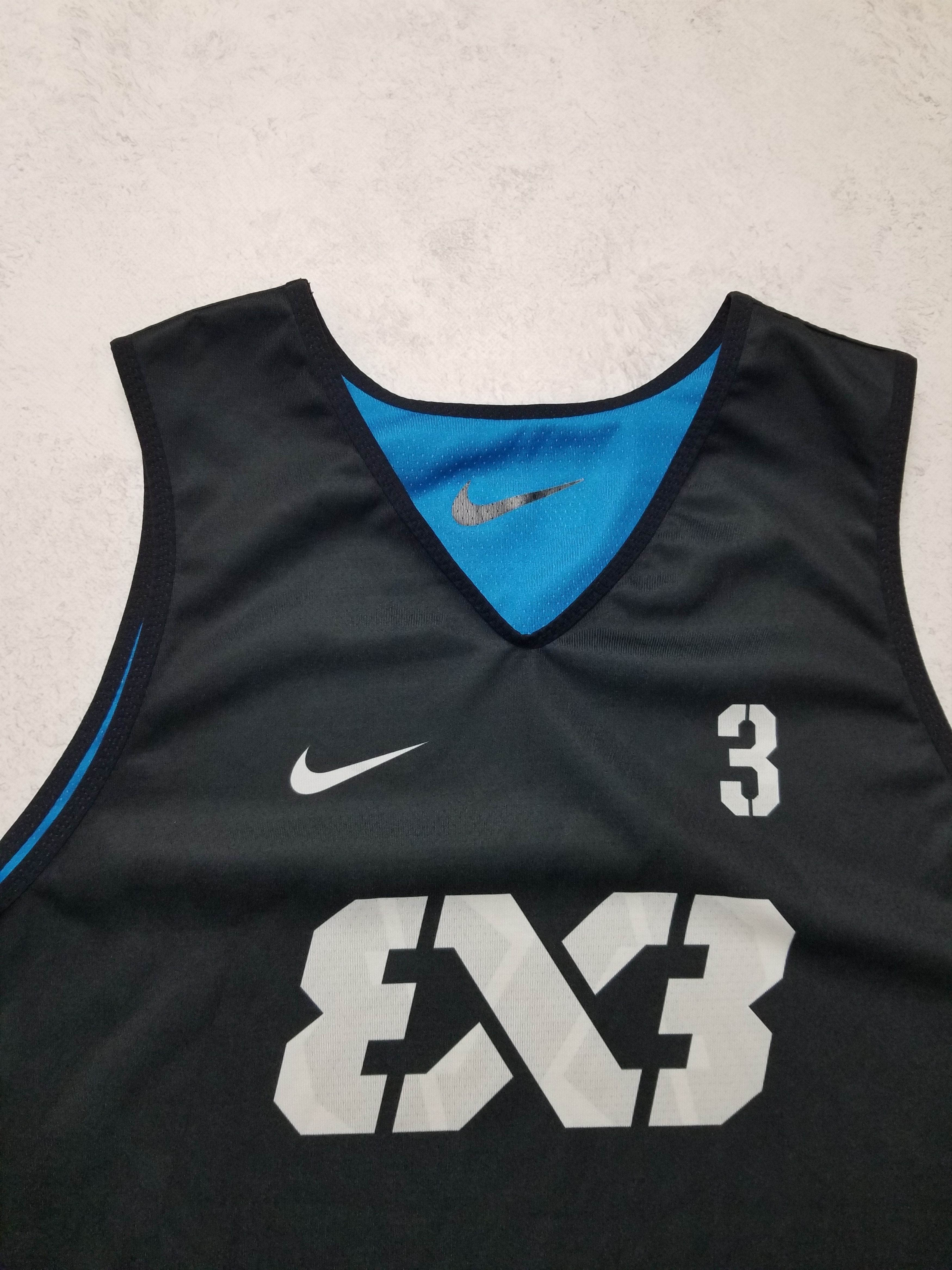 Nike Nike FIBA Team 3x3 #3 Reversible Basketball Jersey Size US XL / EU 56 / 4 - 7 Thumbnail