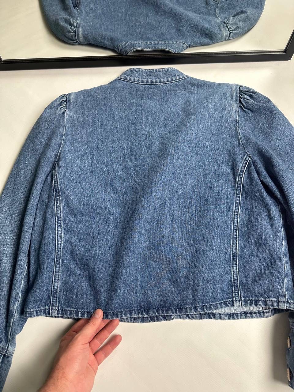Japanese Brand Vintage Denim Hedi Slimane Napoleon Military Gothic Jacket Size L / US 10 / IT 46 - 6 Thumbnail