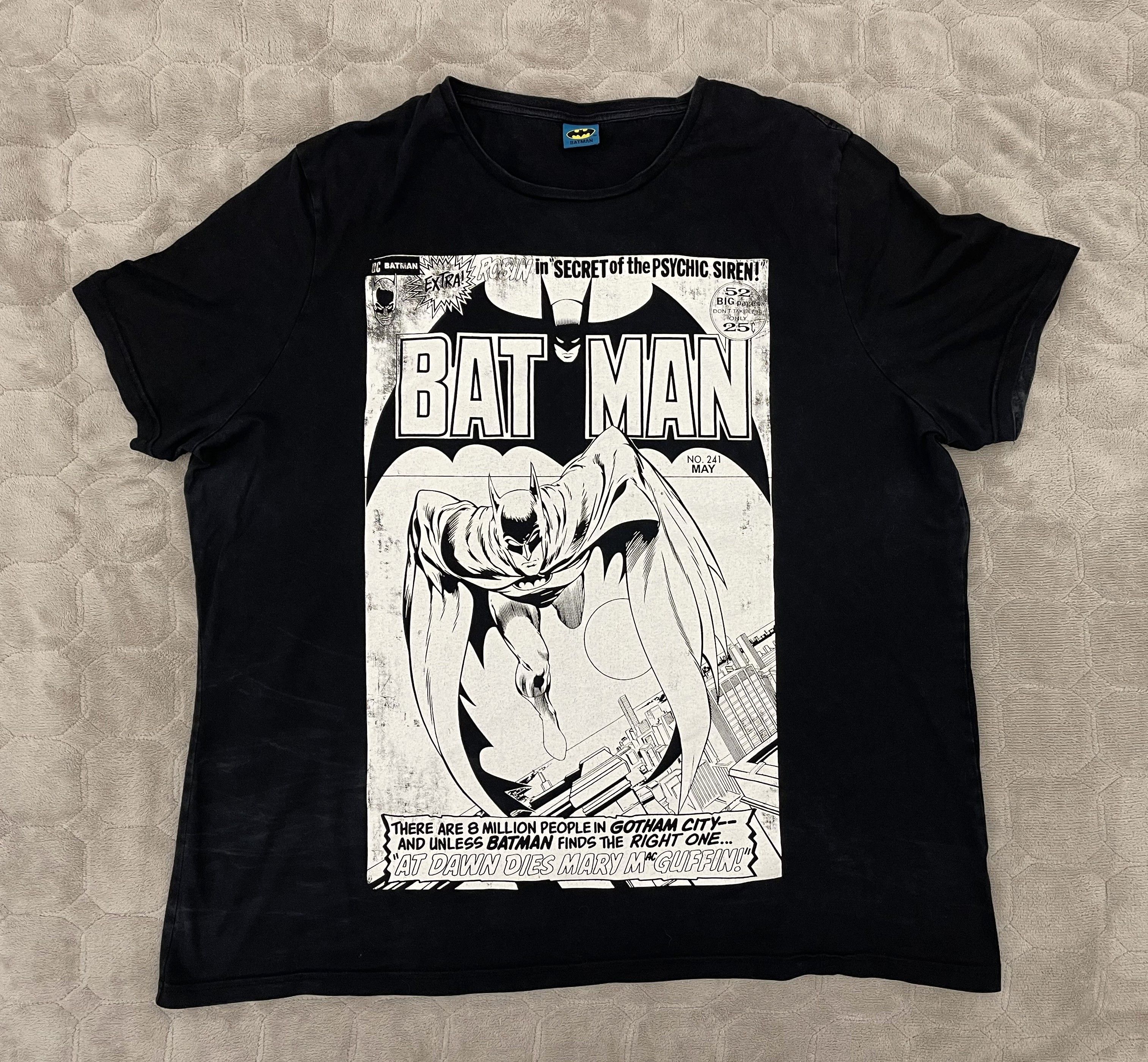 DC Comics × Vintage BATMAN Y2K T-Shirt Size US XXL / EU 58 / 5 - 1 Thumbnail