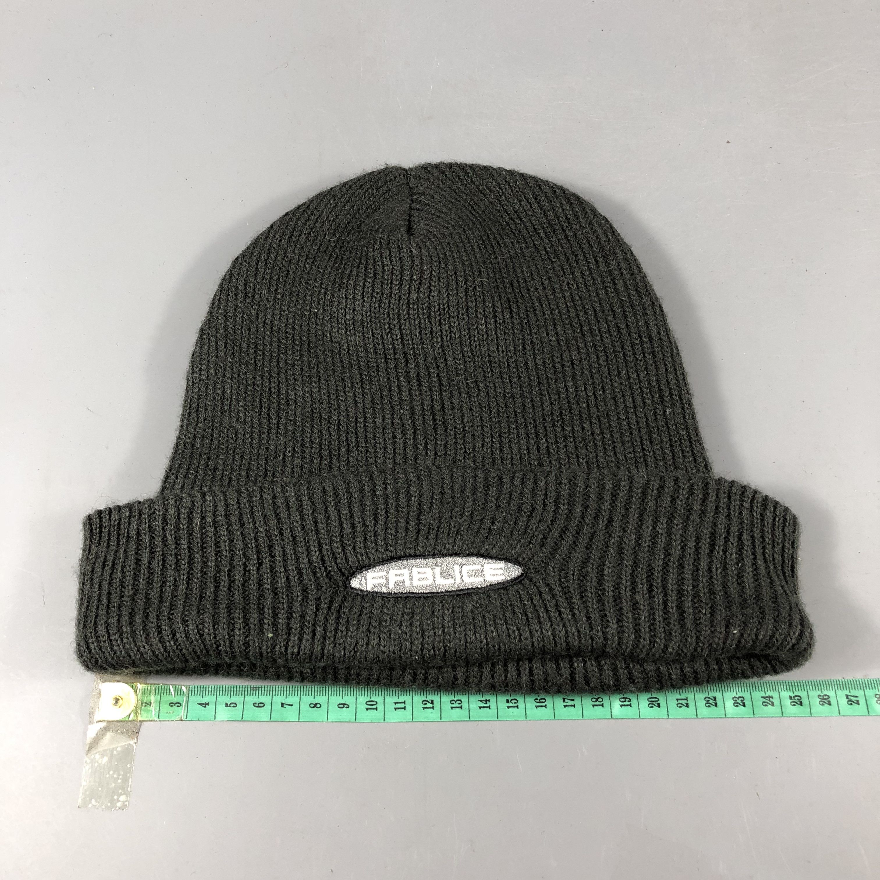 Vintage Fablice Japan Vintage Junior Wool Blend Beanie Black B957 Size ONE SIZE - 3 Thumbnail