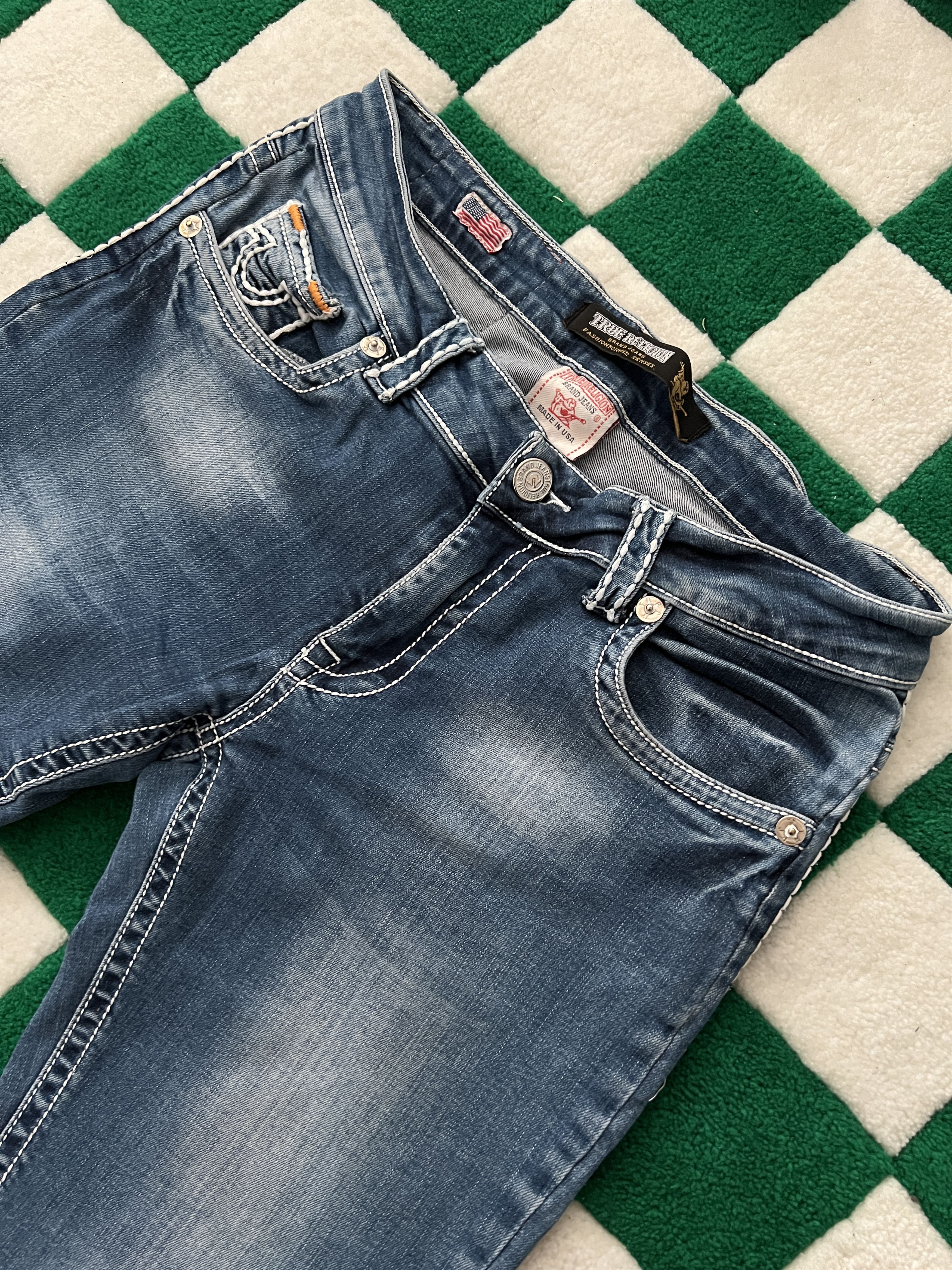 True Religion × Vintage Vintage True Religion Denim Jeans Size 32" / US 10 / IT 46 - 8 Thumbnail