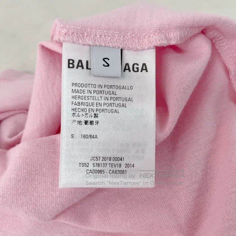 Balenciaga Balenciaga Pink Logo T-Shirt, Size S Size US S / EU 44-46 / 1 - 7 Thumbnail
