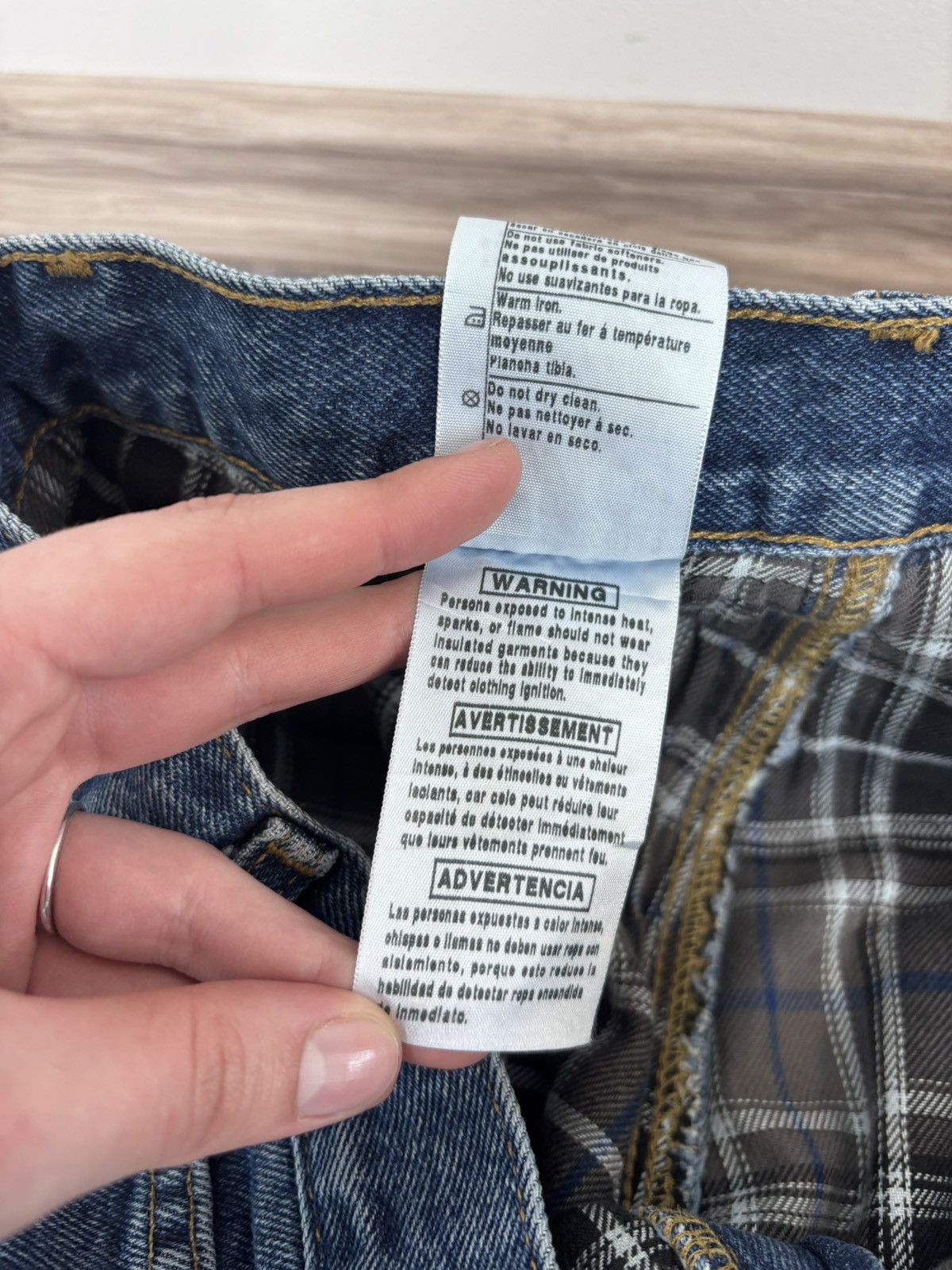 Carhartt Carhartt Men’s Denim Jeans Blue Flannel Plaid Lining Size US 38 / EU 54 - 18 Thumbnail