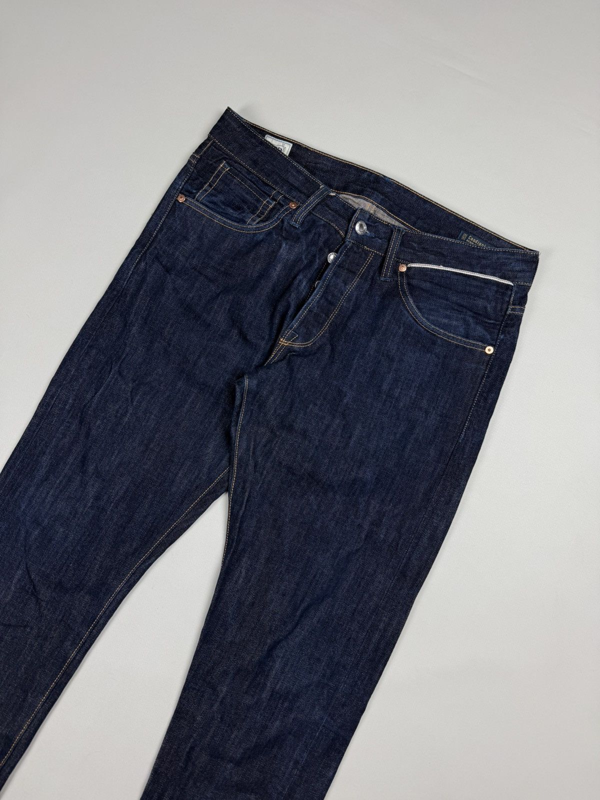Benzak Denim Developers BDD Benzak B-01 Slim 13 Oz Selvedge Denim Men’s Jeans Size US 32 / EU 48 - 2 Thumbnail