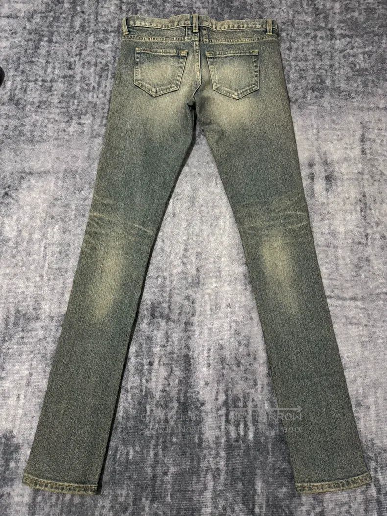 Saint Laurent Paris Saint Laurent Paris Yellow Mud Cat Claw Frayed Destroyed J Size US 27 - 2 Thumbnail