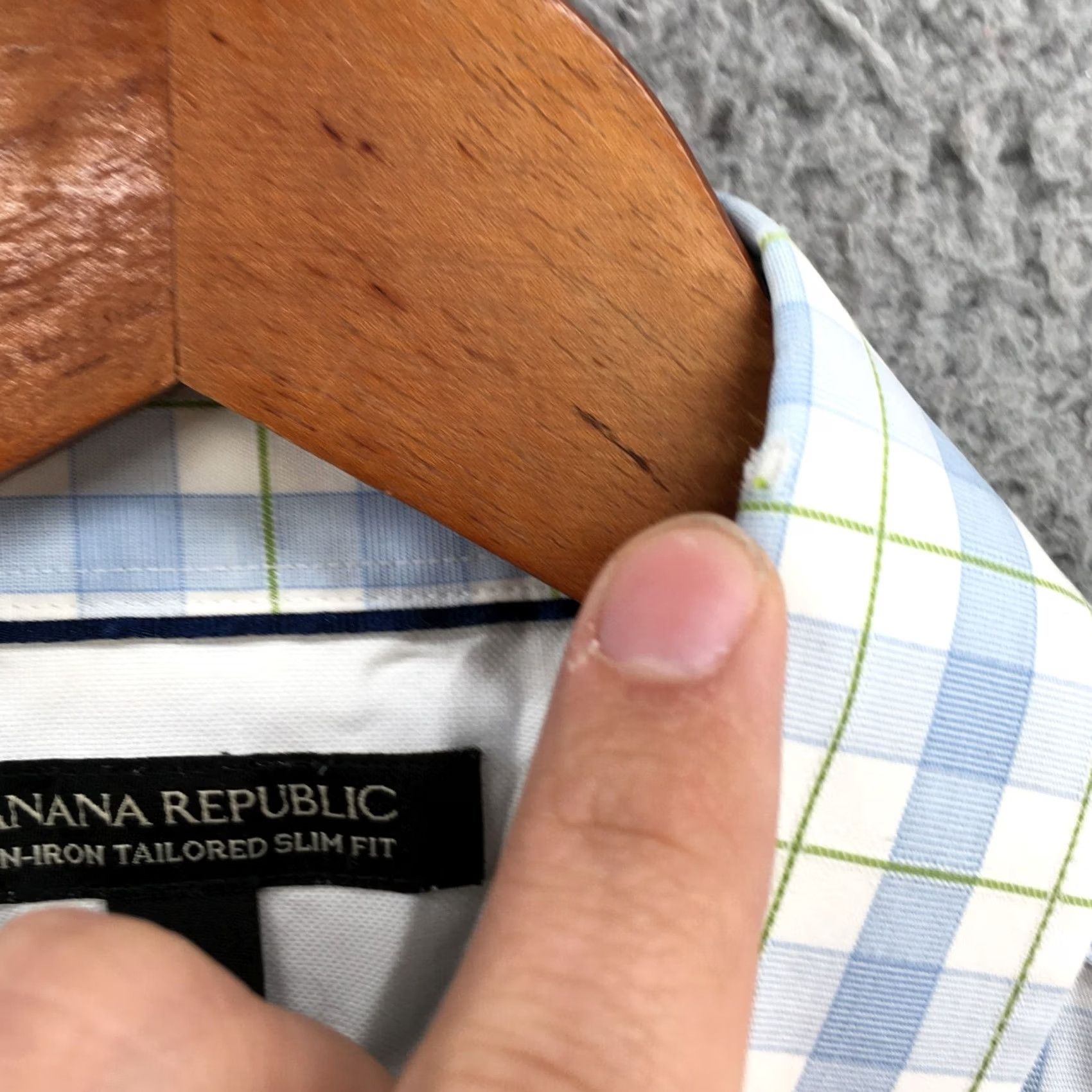 Banana Republic Banana Republic Button-Up Long Sleeve Shirt Mens L Slim Plaid Multicolor Cotton Size US L / EU 52-54 / 3 - 7 Thumbnail