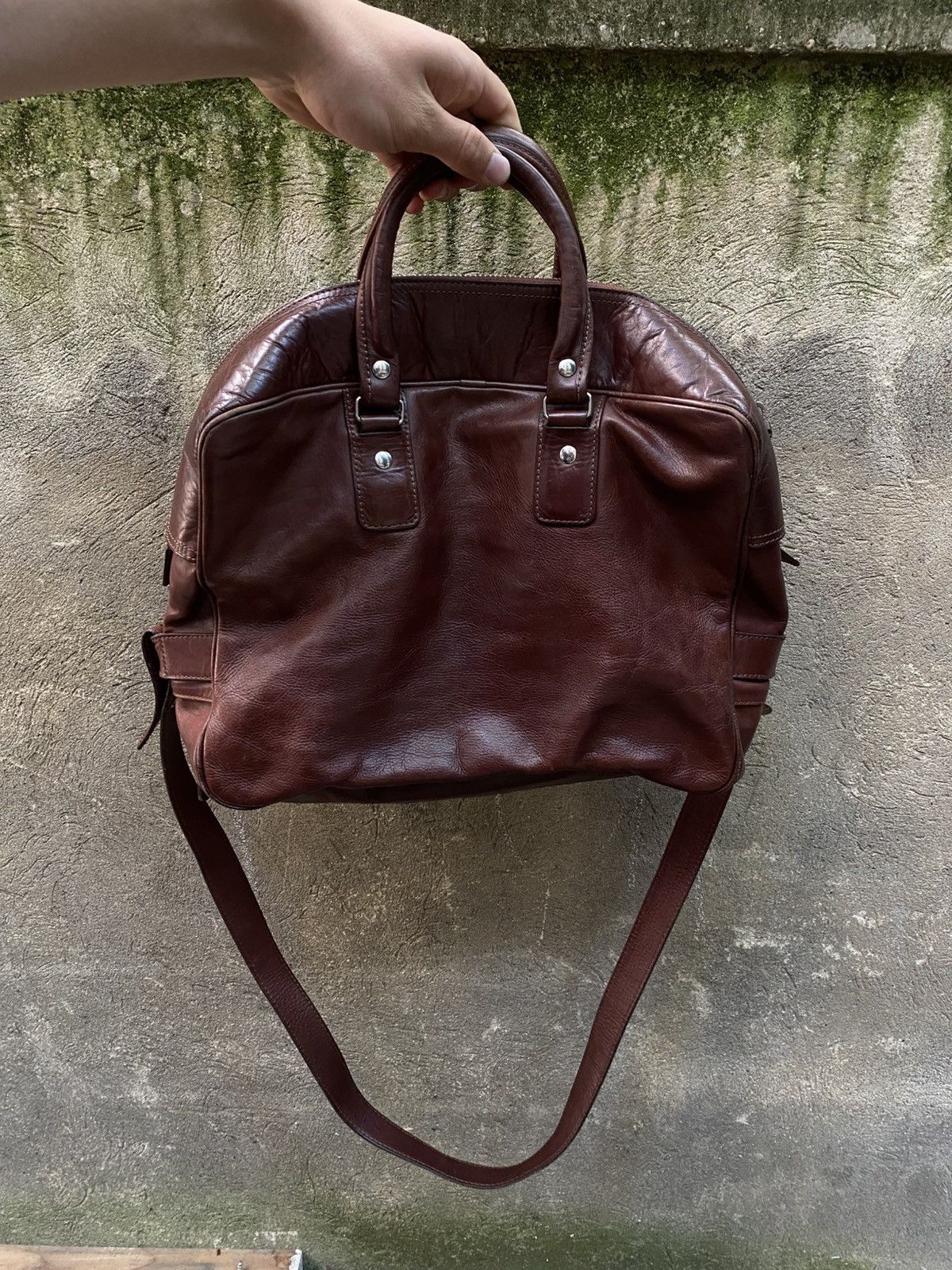 H&M × Maison Margiela × Vintage Maison Margiela x H&M Double Side Leather Bag Size ONE SIZE - 4 Thumbnail
