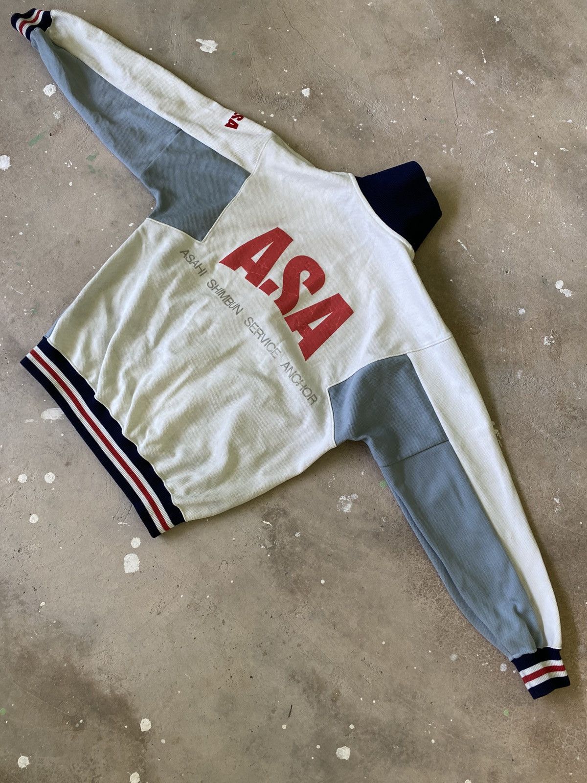 Vintage Vintage ASA Asahi Shimbun Track Jacket Japan Size US M / EU 48-50 / 2 - 15 Thumbnail