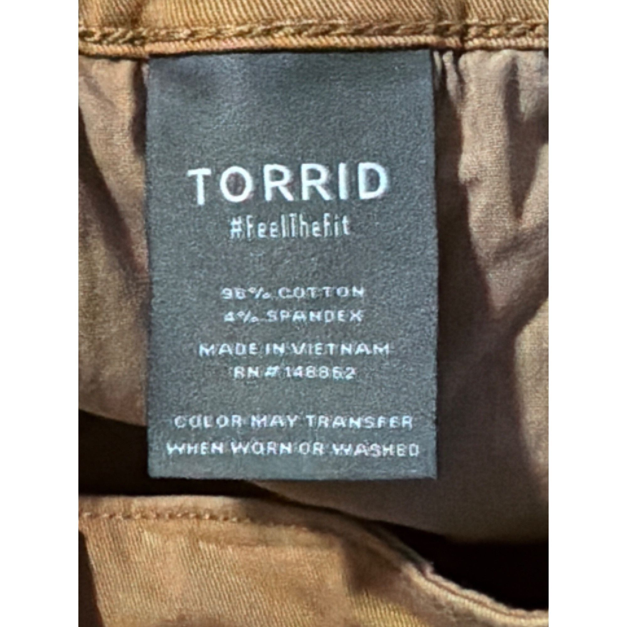 Torrid Torrid Dark Khaki Feel the Fit Pants Straight Leg Ankle Comf Size 42" / US 20 - 5 Thumbnail