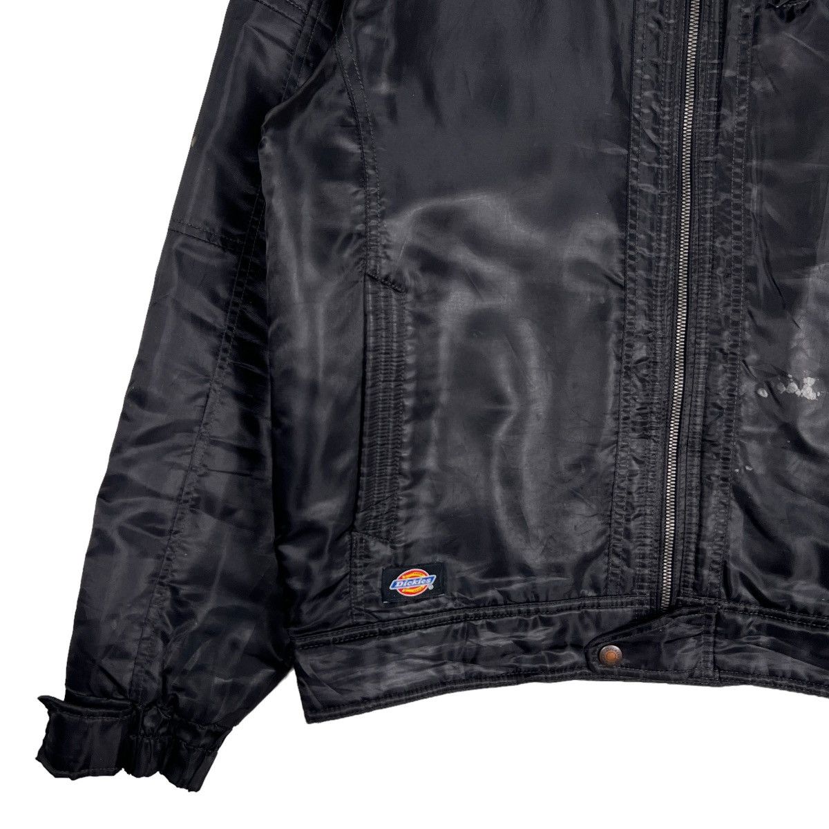 Dickies 🔥 DIEKIES BLACK MOTO JACKET Size US L / EU 52-54 / 3 - 4 Thumbnail