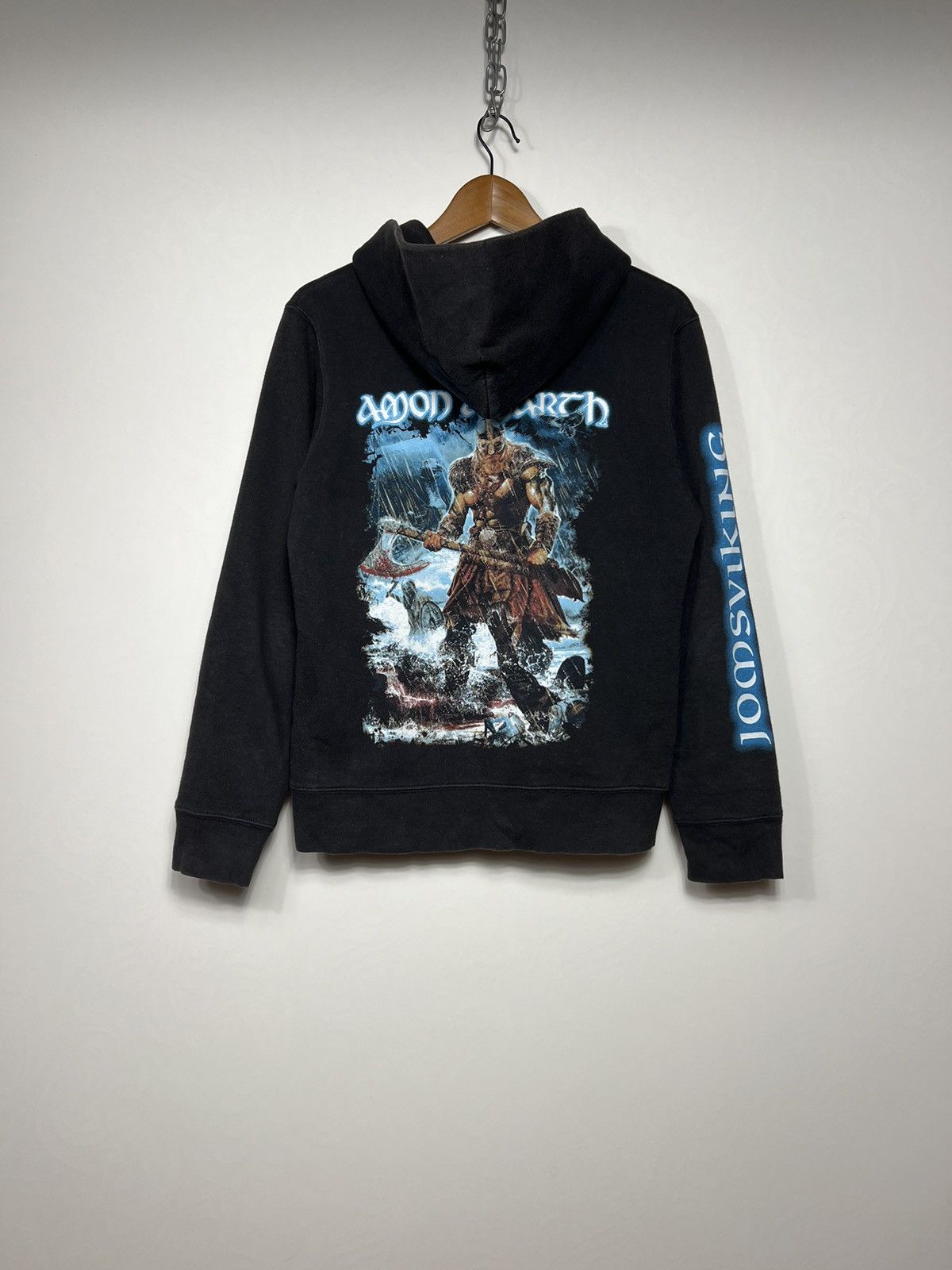 Band Tees Vintage Amon Amarth Band Hoodie Death Metal Black Streetwear Size US S / EU 44-46 / 1 - 1 Thumbnail