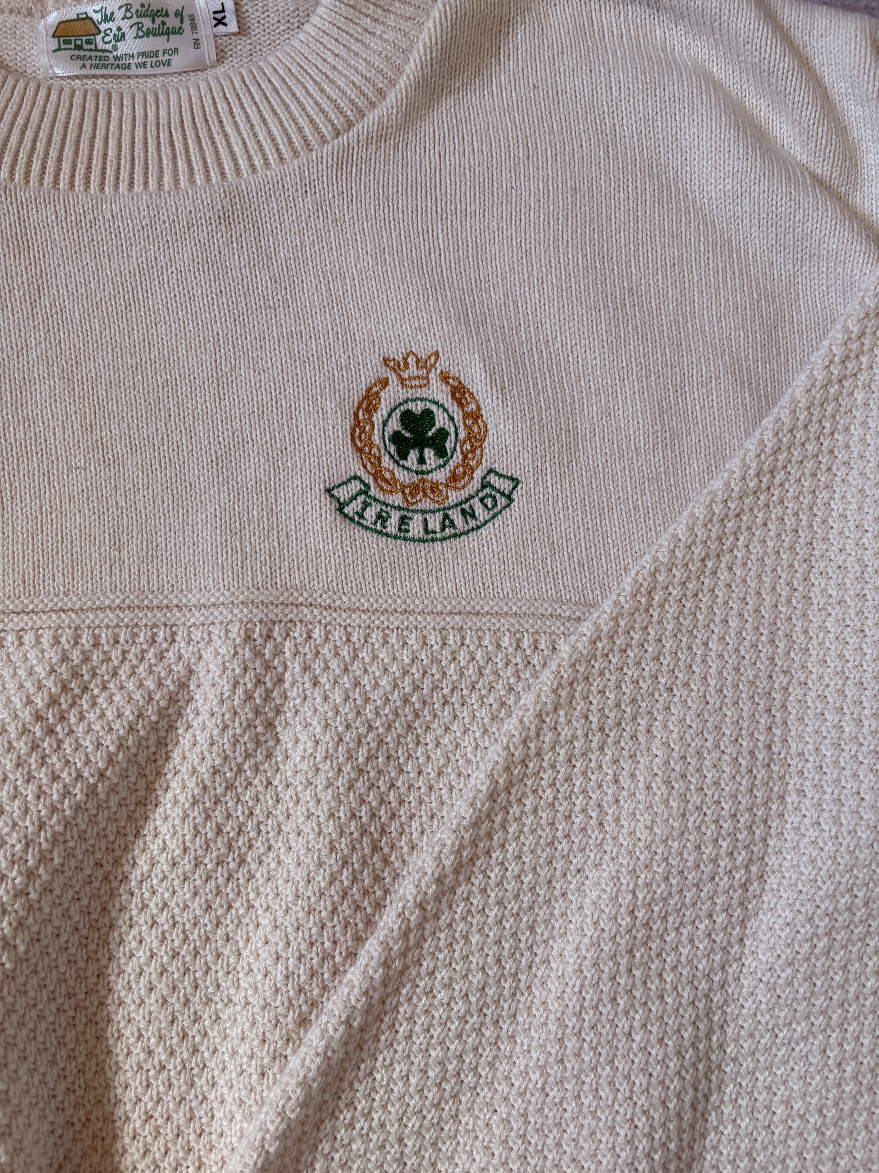 Vintage Vintage boxy fit Ireland fisherman sweater cozy Size US XL / EU 56 / 4 - 4 Thumbnail