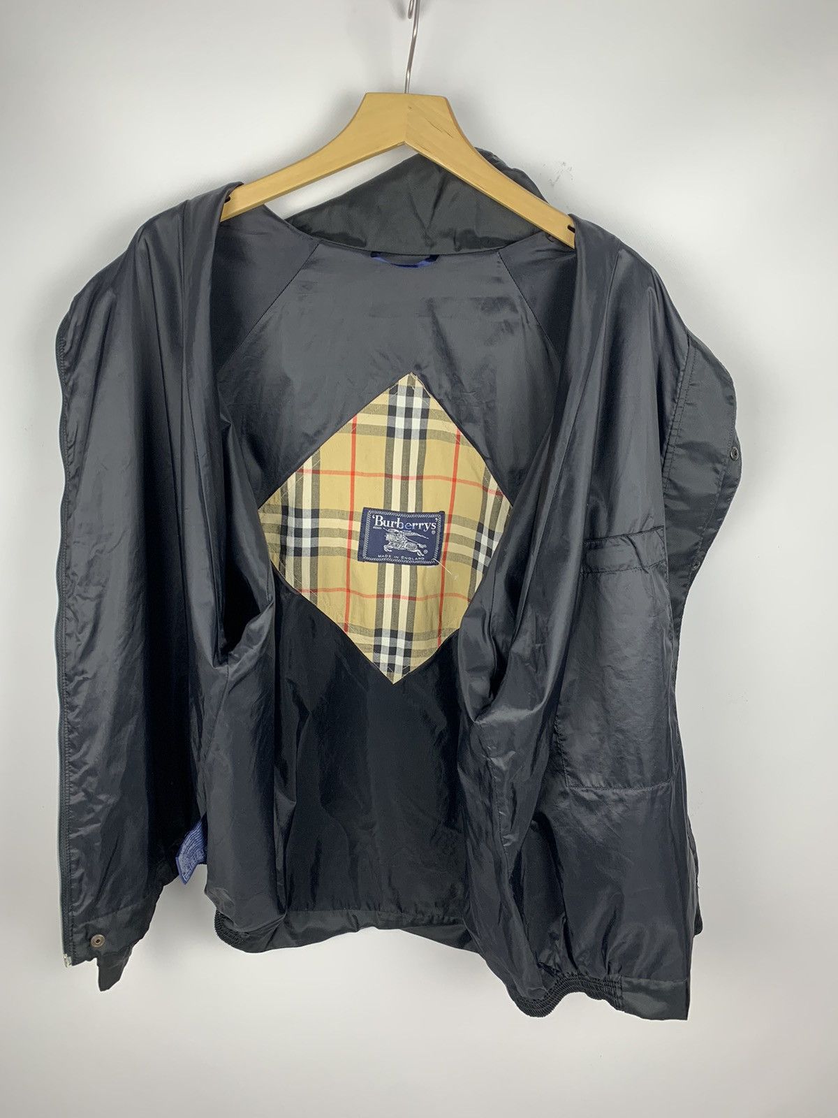 Burberry Vintage Burberrys Nova Check Jacket Black Men’s Size XL 90s Size US XL / EU 56 / 4 - 17 Thumbnail