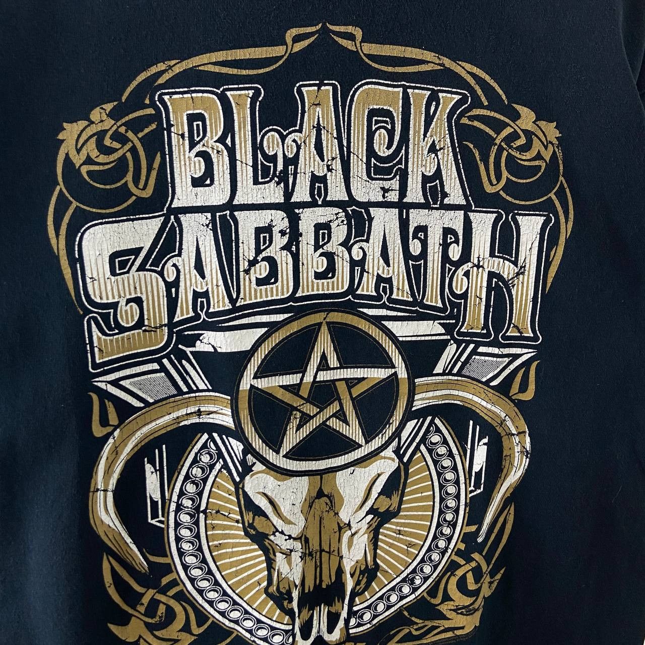 Band Tees Black Sabbath Vintage 666 Skulls Logo Rock Band T-Shirt Size US L / EU 52-54 / 3 - 3 Thumbnail
