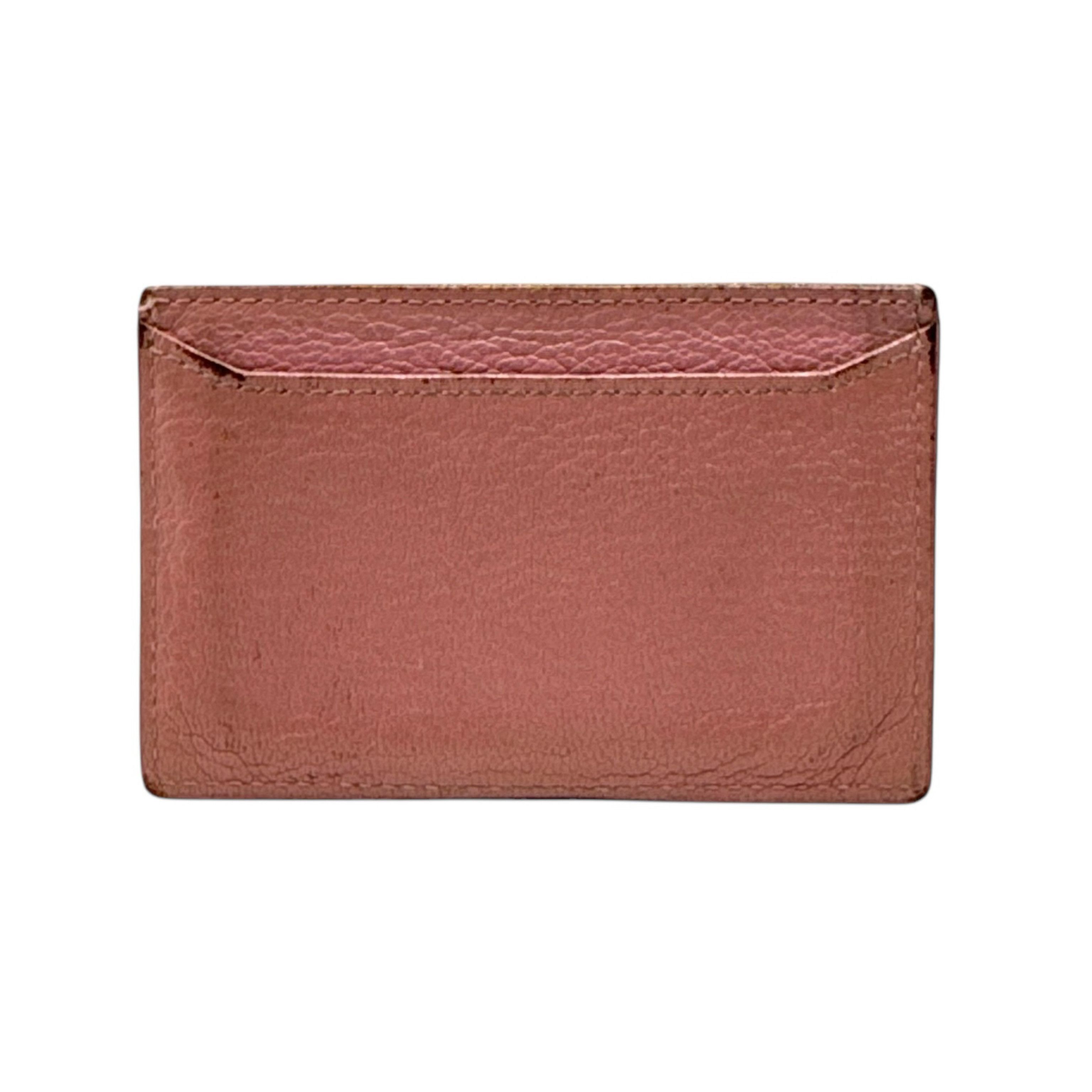 Miu Miu Miu Miu Leather Card Holder Size ONE SIZE - 2 Thumbnail