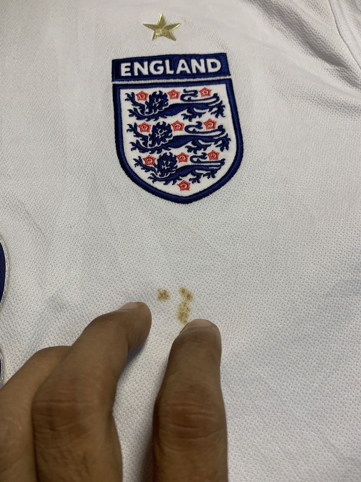Chelsea Soccer × Umbro 2005/2007 LEGEND FRANK LAMPARD ON ENGLAND HOME JERSEY Size US M / EU 48-50 / 2 - 5 Thumbnail