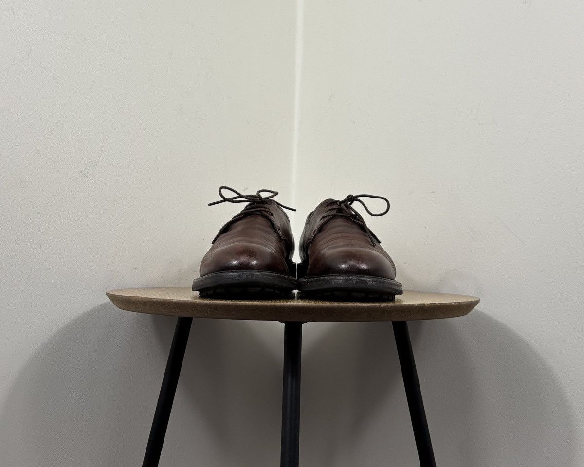 Pantanetti Pantanetti Men’s Italian Brown Leather Derby Shoes Size US 7 / EU 40 - 5 Thumbnail