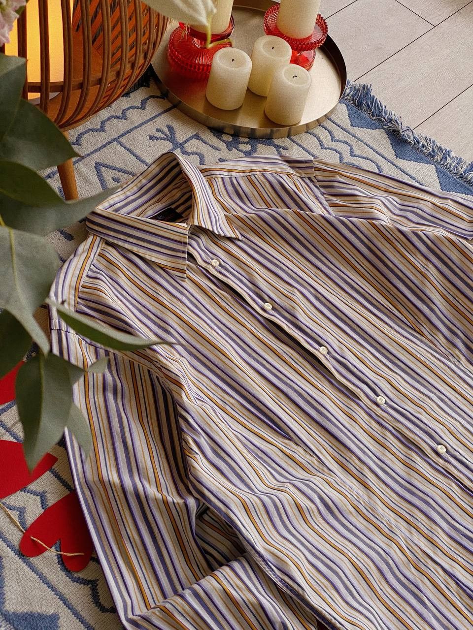 Etro Etro Shirt Lot 5 pcs Stripe Size US XL / EU 56 / 4 - 11 Thumbnail