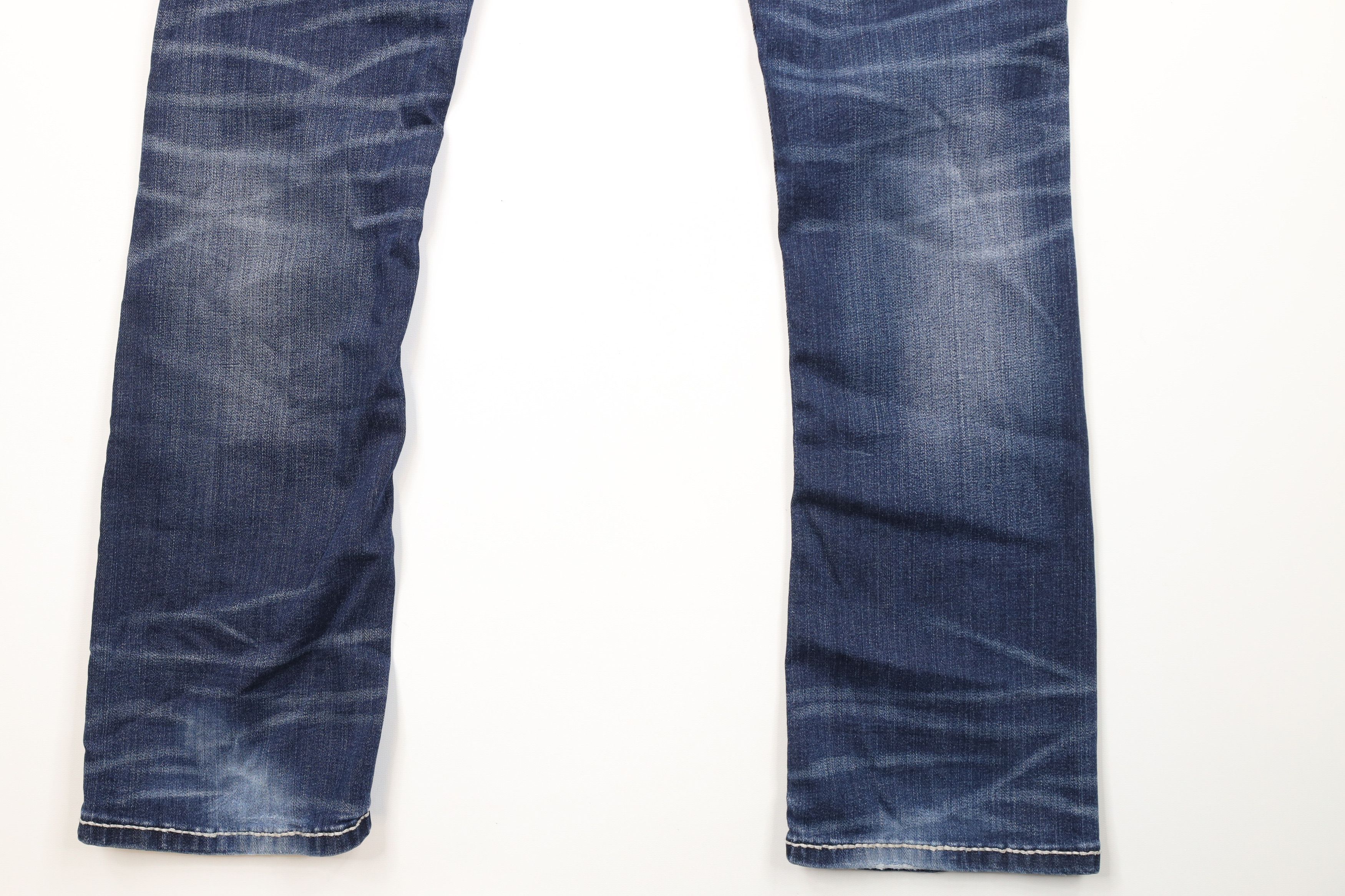Vintage Buckle Black BKE Stitch Stretch Boot Leg Denim Jeans Blue Size 30" / US 8 / IT 44 - 11 Thumbnail