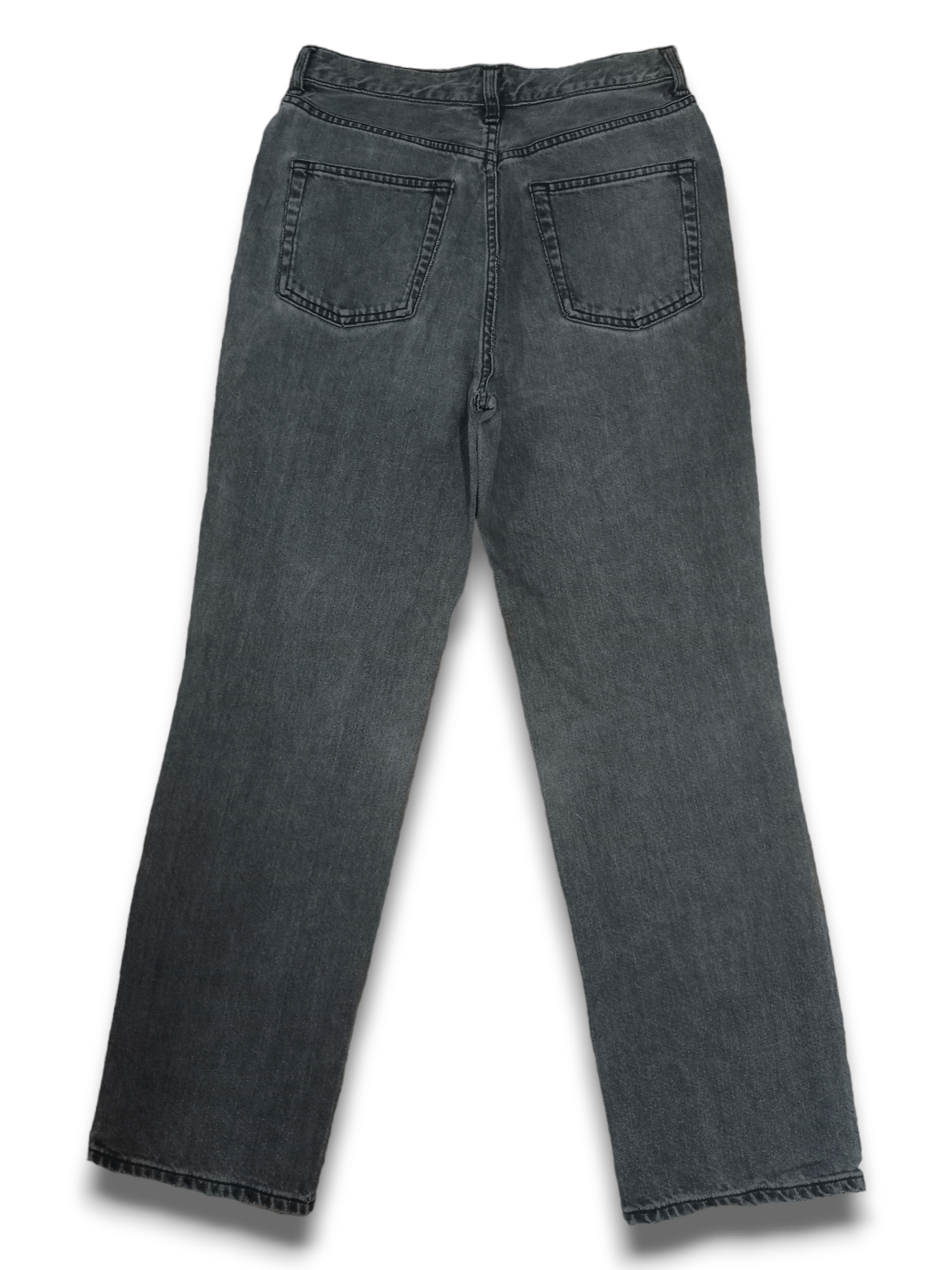 GU × Japanese Brand SALES 🔥 Vintage Gu Grey Tone Distressed Jeans Size US 28 / EU 44 - 2 Thumbnail