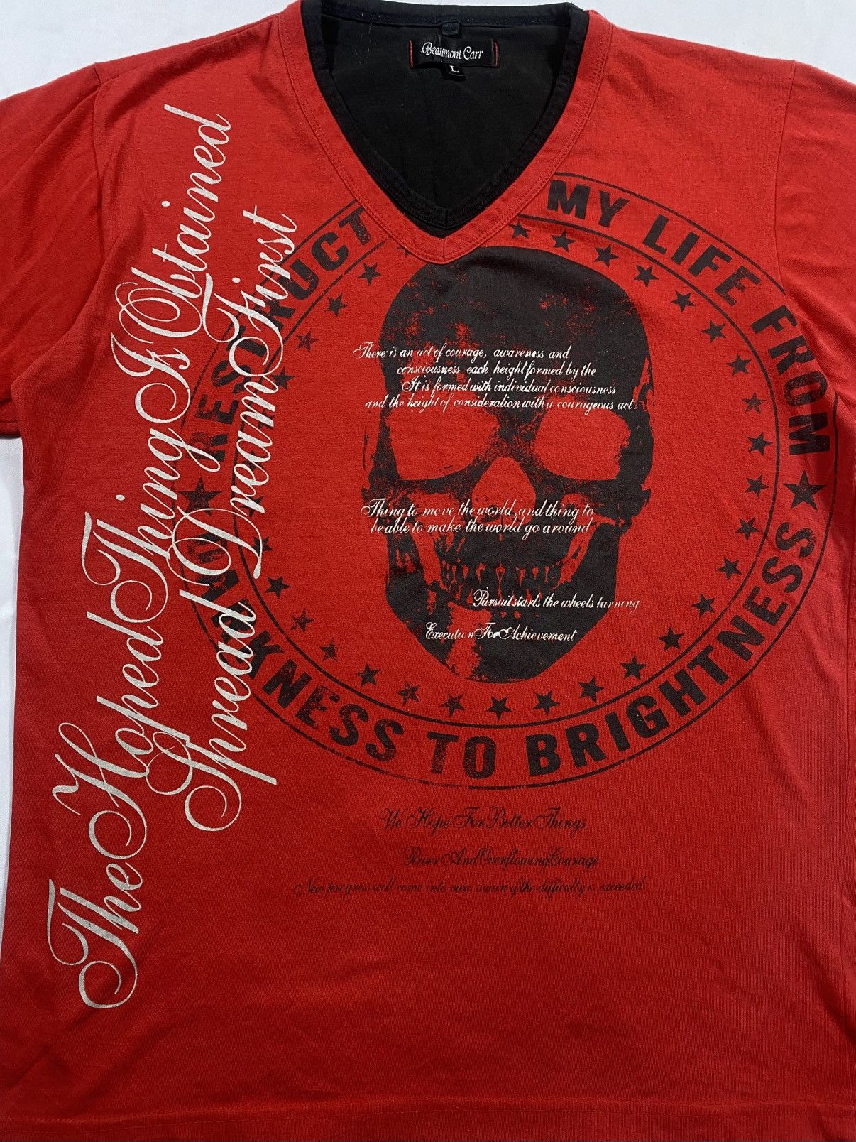Double layer Skull poem ifsix lgb hysteric style