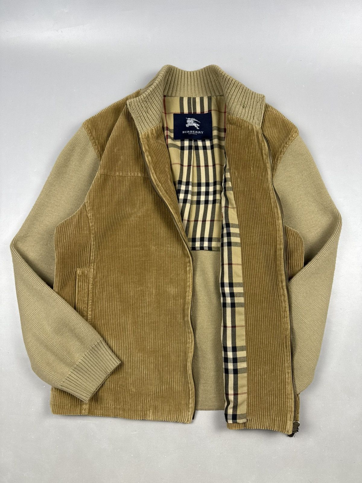 Burberry Burberry veste jacket curdoroy beige novachek old money Size US M / EU 48-50 / 2 - 8 Thumbnail
