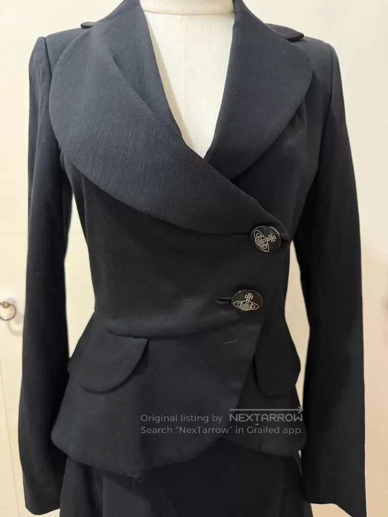 Vivienne Westwood Vivienne Westwood Black heart-shaped collar suit Size M / US 6-8 / IT 42-44 - 9 Thumbnail