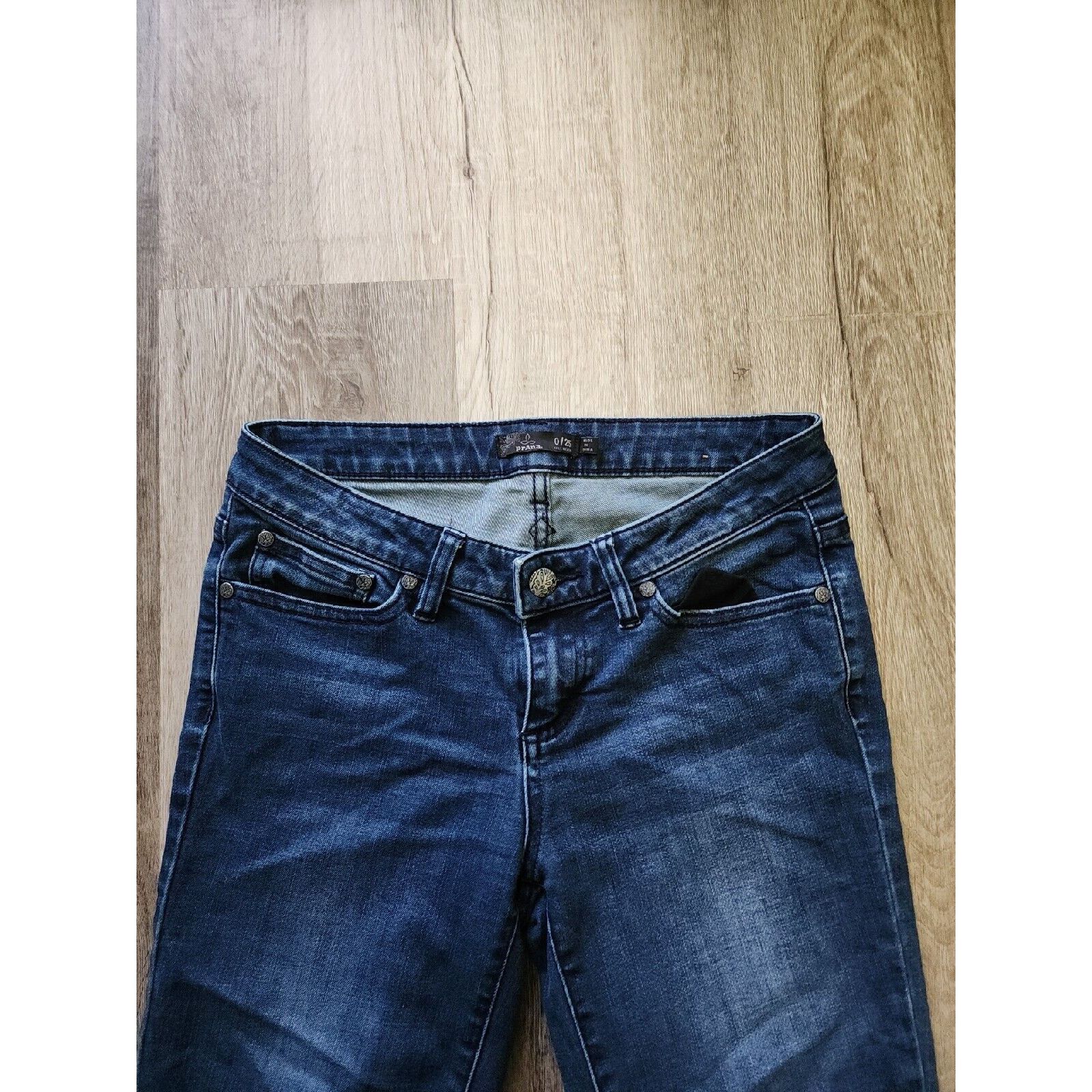 Prana Prana Women's 0/25 Tall Skinny Stretch Mid-Rise Jeans Size 25" / US 0 / IT 36 - 1 Thumbnail