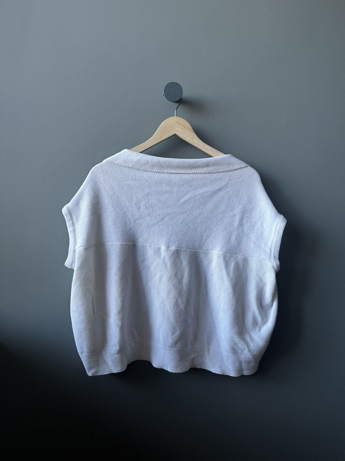 Cop Copine Cop Copine Cropped Sleeveless Shrug Open Front Knit Vest Size ONE SIZE - 4 Thumbnail