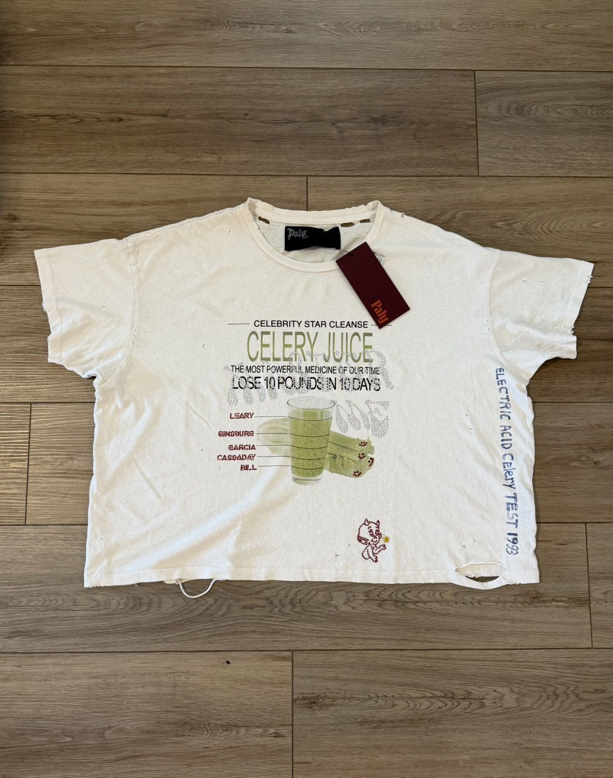 Paly Hollywood Paly Hollywood “Celery Cleanse” Tee Size US S / EU 44-46 / 1 - 1 Thumbnail