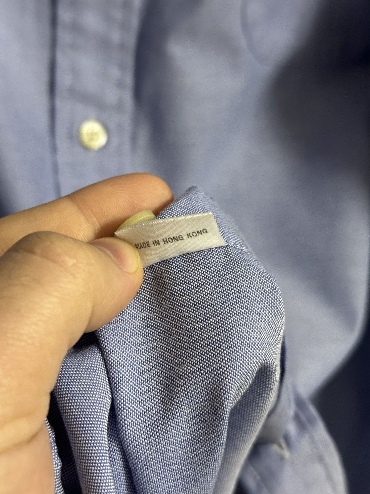 Yves Saint Laurent Luxury Yves Saint Laurent Shirt Button Vintage Size 15 Size US L / EU 52-54 / 3 - 10 Thumbnail
