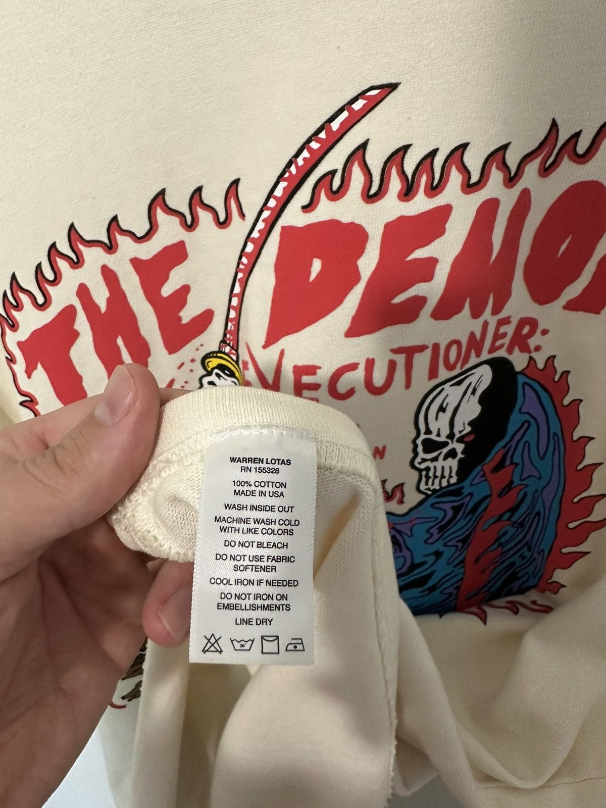 Vintage × Warren Lotas Warren Lotas The Demon Executioner Tee XL Size US XL / EU 56 / 4 - 3 Thumbnail