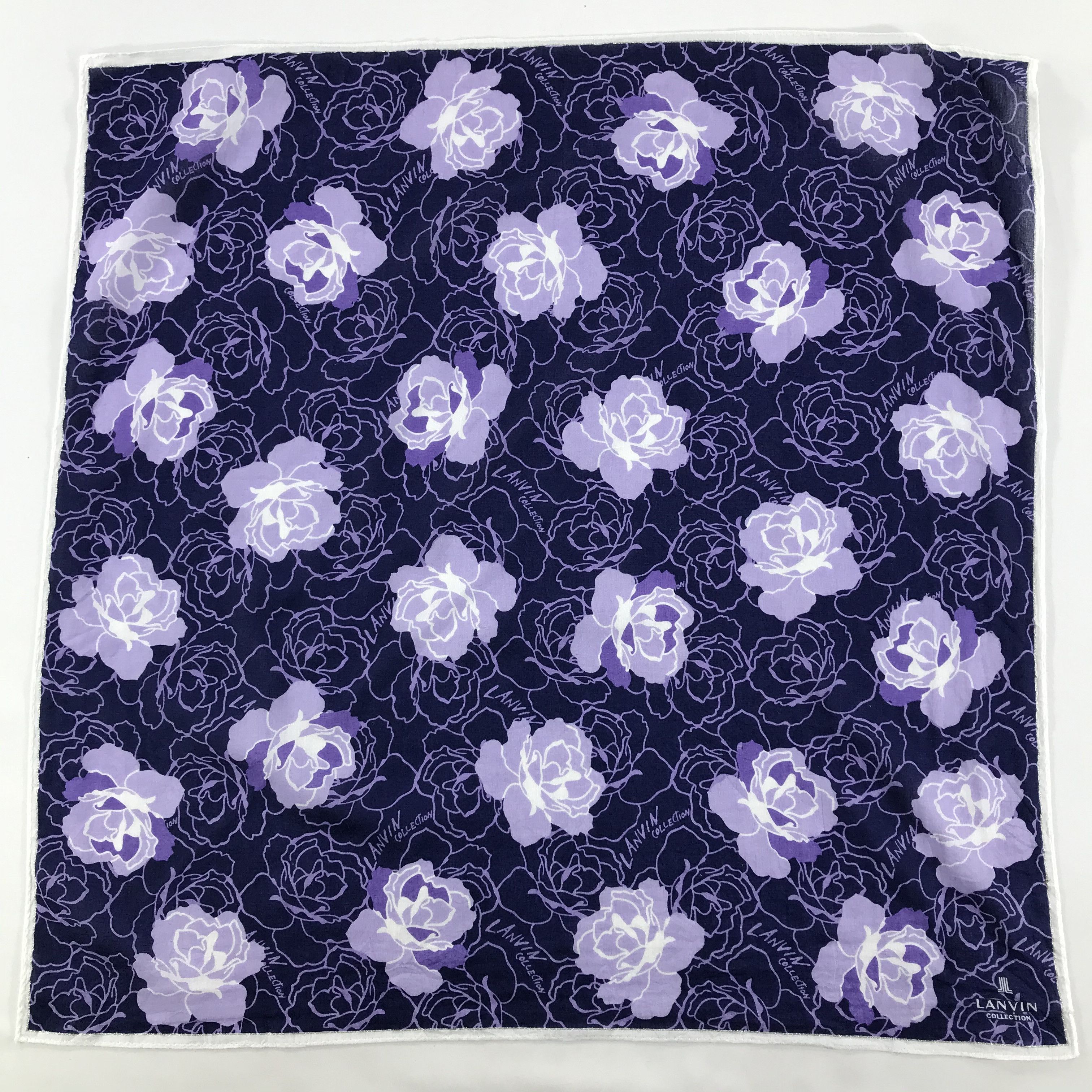 Lanvin × Vintage Lanvin Bandana / Handkerchief / Neckerchief - S1512 Size ONE SIZE - 1 Thumbnail