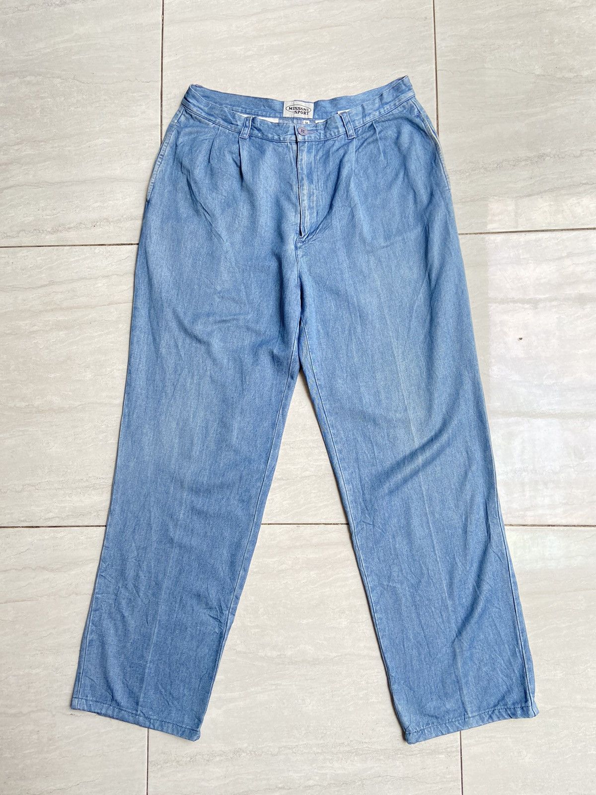 Missoni MISSONI SPORT Blue Pants Size US 32 / EU 48 - 1 Thumbnail