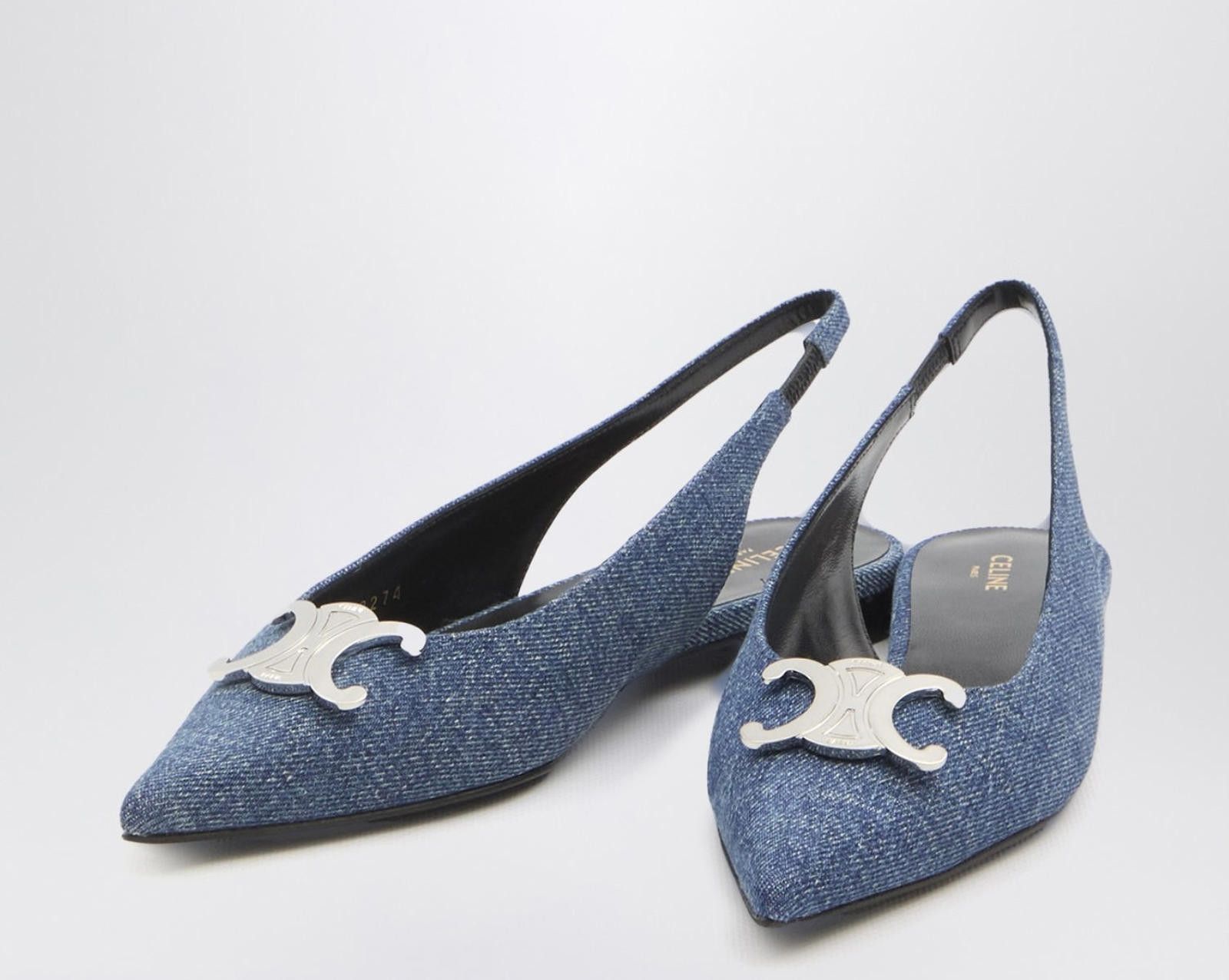 Celine CELINE ALMA FLAT SLINGBACKS SIZE 38 Size ONE SIZE - 2 Thumbnail