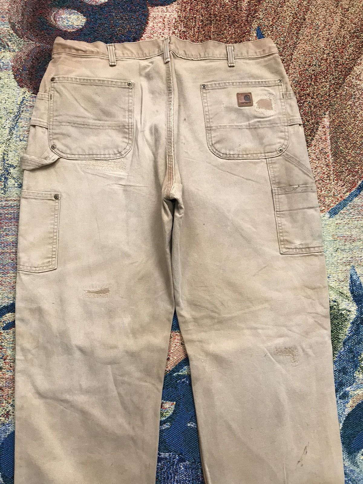Carhartt Vintage Carhartt B292 BRN double knee workwear denim Size US 38 / EU 54 - 13 Thumbnail