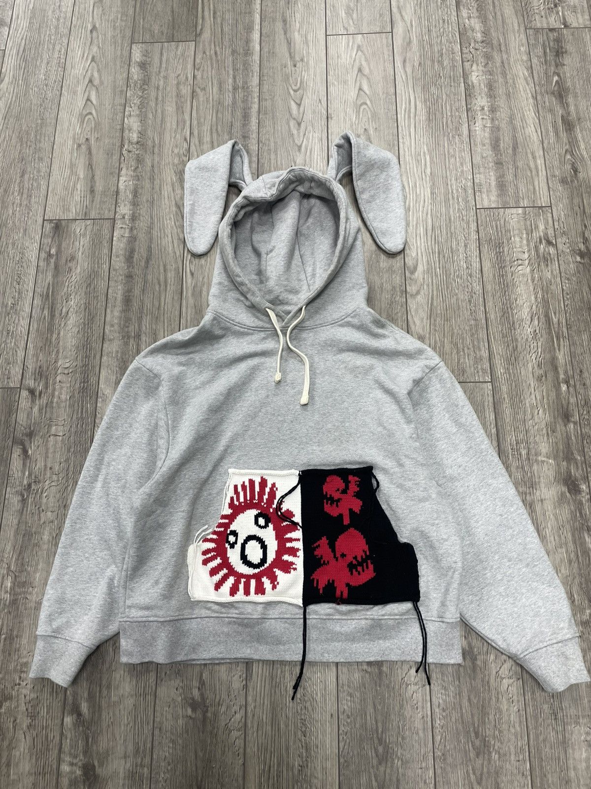 Charles Jeffrey LOVERBOY L-Charles Jeffrey Loverboy Patch Rabbit Ears Hoodie Size US L / EU 52-54 / 3 - 1 Thumbnail