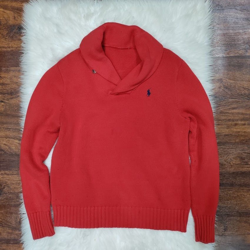 Ralph Lauren Ralph Lauren Knit Sweater Mens Size 4 Pullover Shawl Collar Size US M / EU 48-50 / 2 - 2 Thumbnail