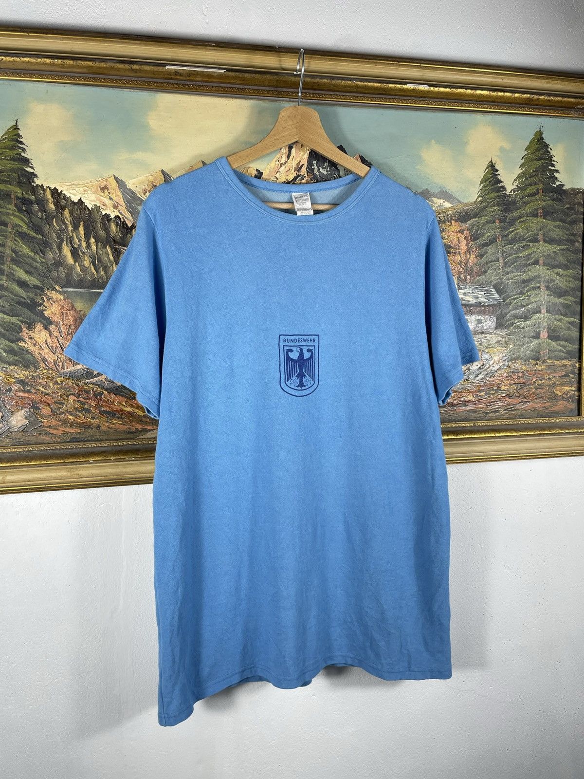 Kanye West × Vintage VINTAGE BUNDESWHER LIKE VULTURES TEE ARMY MILITARY KANYE Size US XL / EU 56 / 4 - 3 Thumbnail