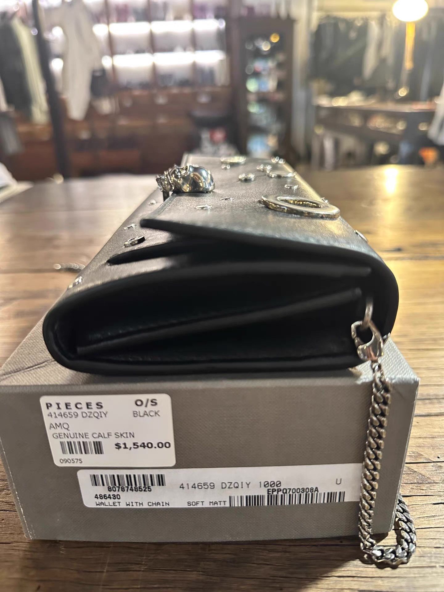 Alexander McQueen Alexander McQueen 17FW Ring & Rhinestone Skull Chain Ｑ25 Size ONE SIZE - 5 Thumbnail