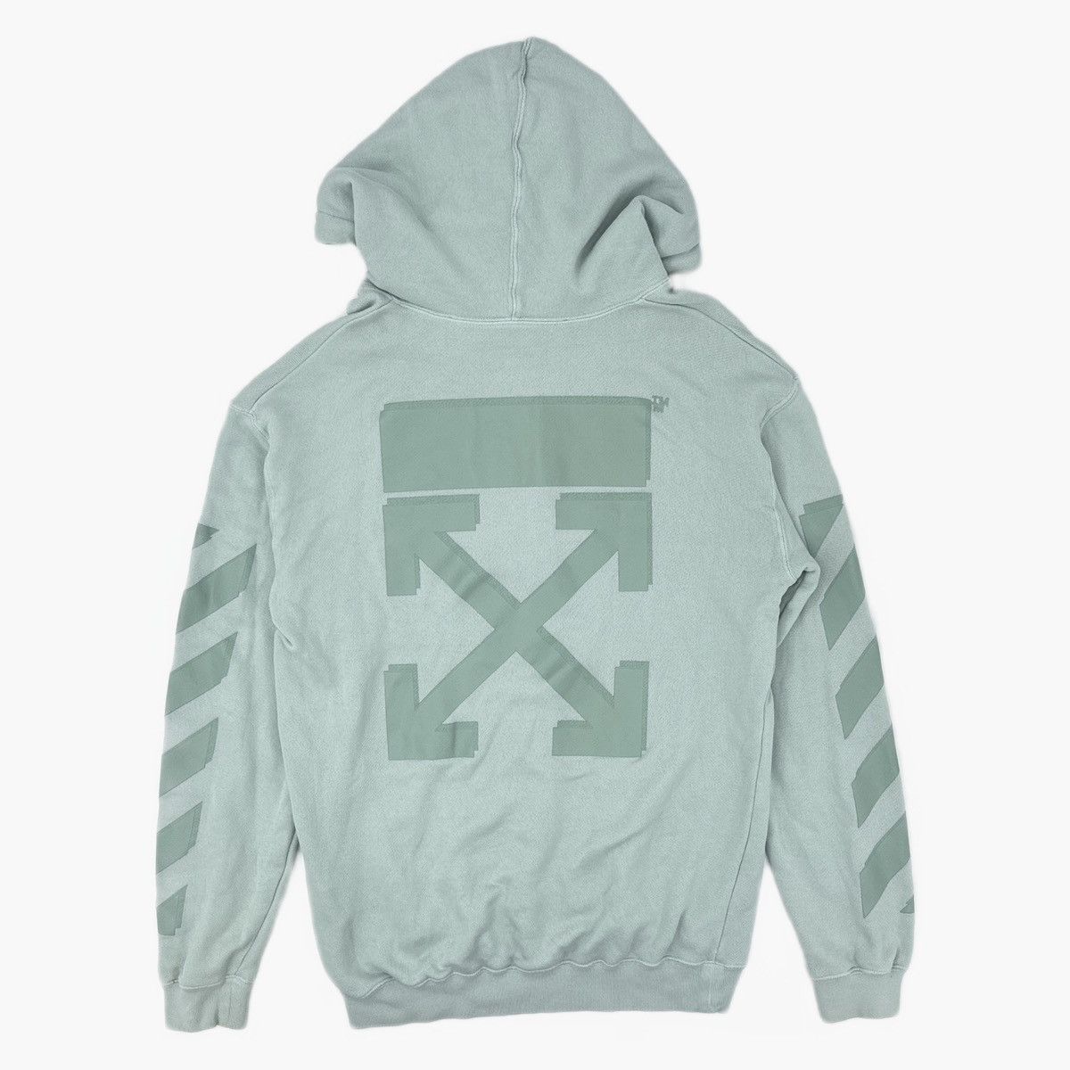 Off-White OFF-WHITE DIAG CARRYOVER LONG HOODIE Size US M / EU 48-50 / 2 - 2 Thumbnail