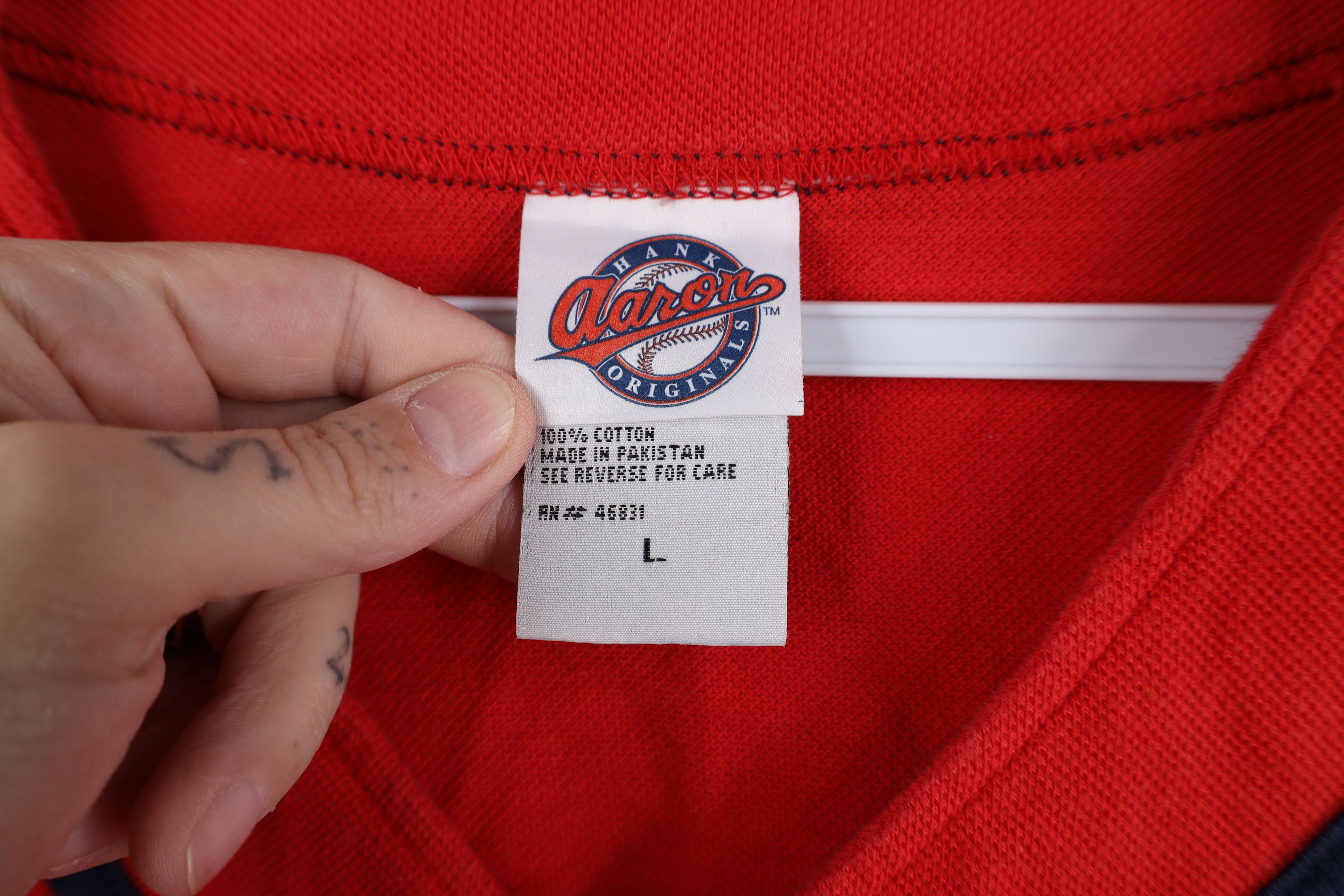 Vintage Vintage 90s Wahoo Cleveland Indians Baseball Jersey Red Size US L / EU 52-54 / 3 - 8 Thumbnail
