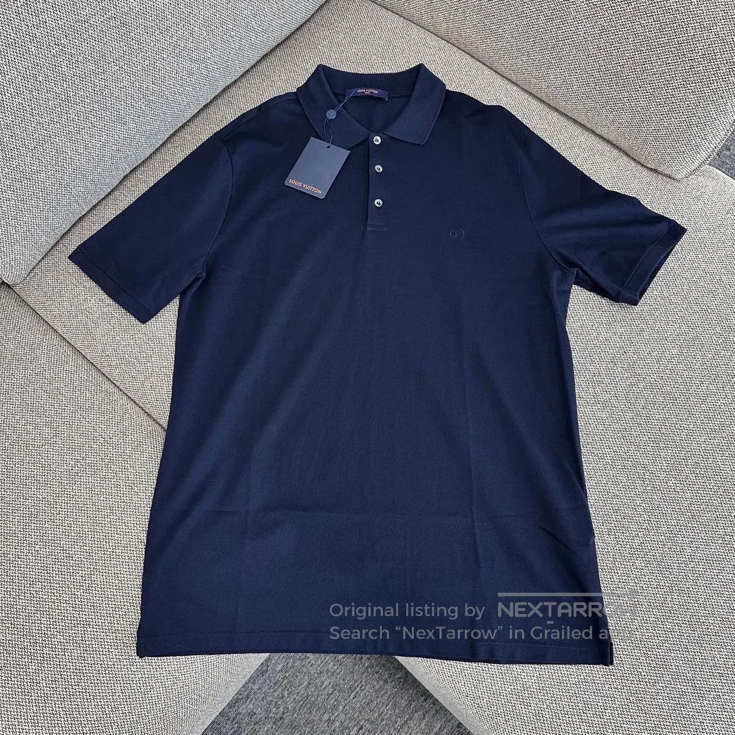 Louis Vuitton Louis Vuitton Men's Solid Polo Shirt. Size US XXL / EU 58 / 5 - 1 Thumbnail