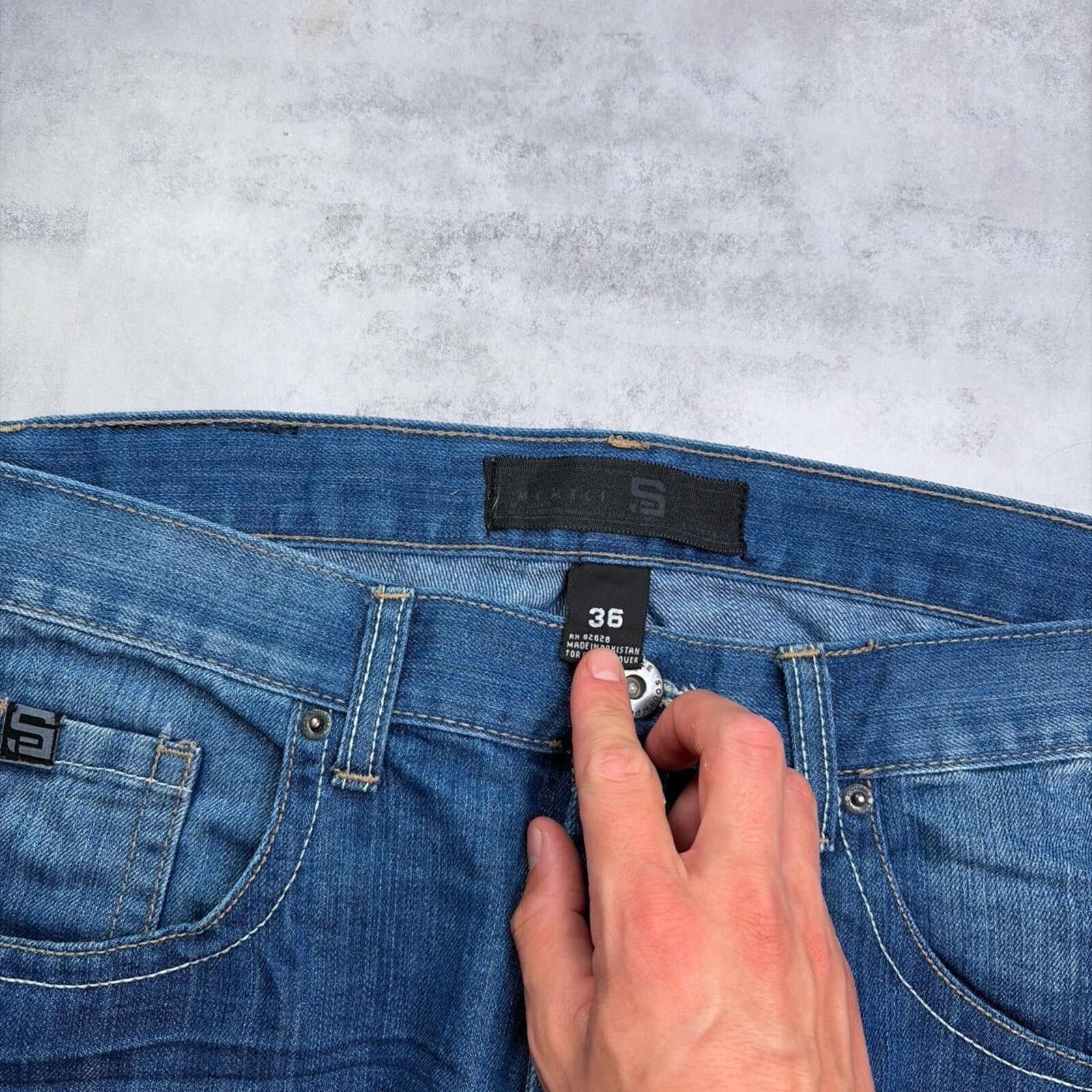 Southpole Y2K Blue Southpole Grunge Baggy Skater Denim Jeans Size US 36 / EU 52 - 5 Thumbnail