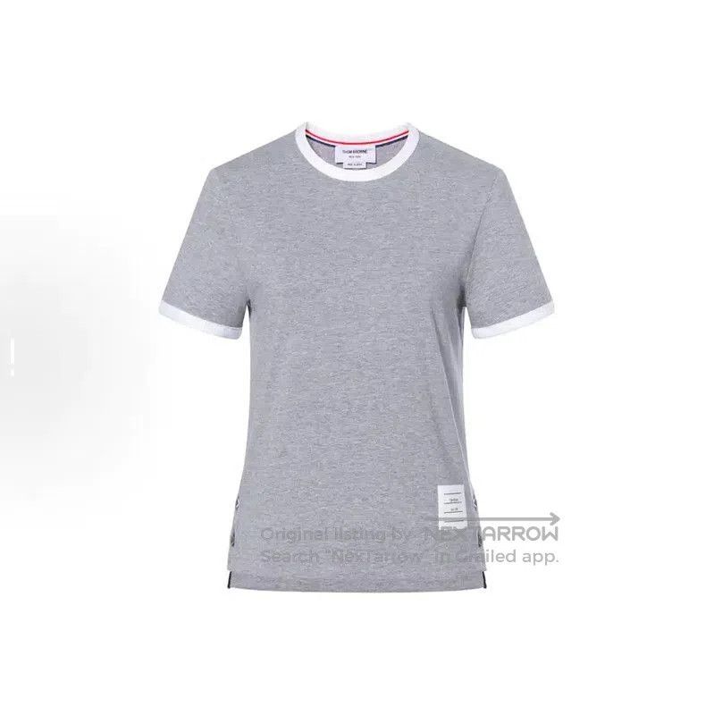 Thom Browne Thom Browne Summer Gray Cotton T-Shirt . Size S / US 4 / IT 40 - 1 Thumbnail